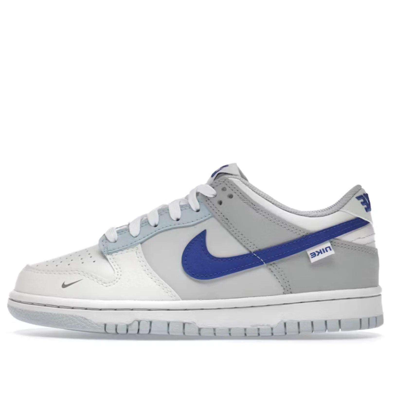 FB1843 141 Nike Dunk Low Ivory Hyper Royal (GS)