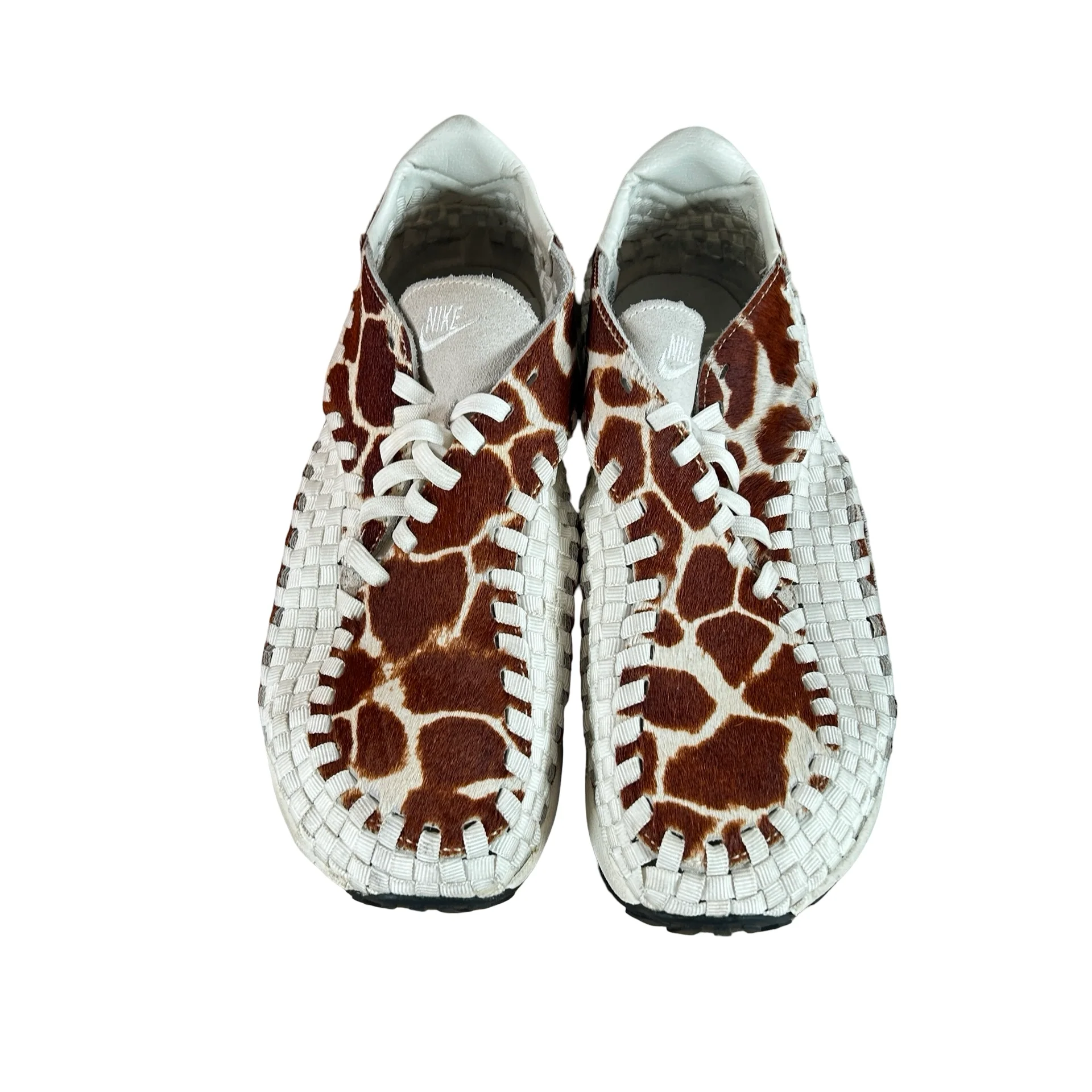 FB1959 100 Nike Air Footscape Woven Cow Print (Women's) [USED] - 9.5 W (Used) - Image 2