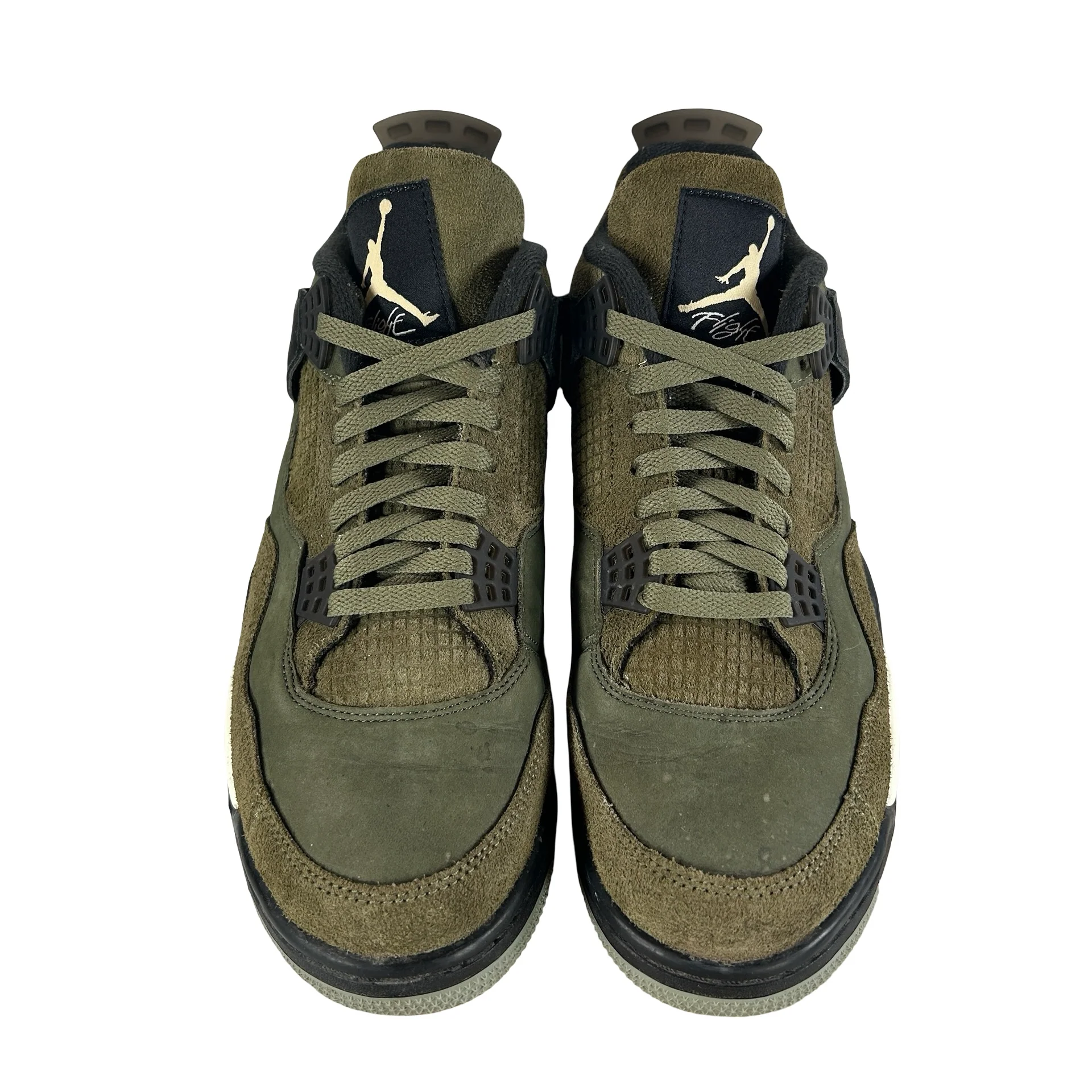 FB9927 200 Air Jordan 4 Craft Medium Olive [USED] - 10.5 M (Used10) - Image 2