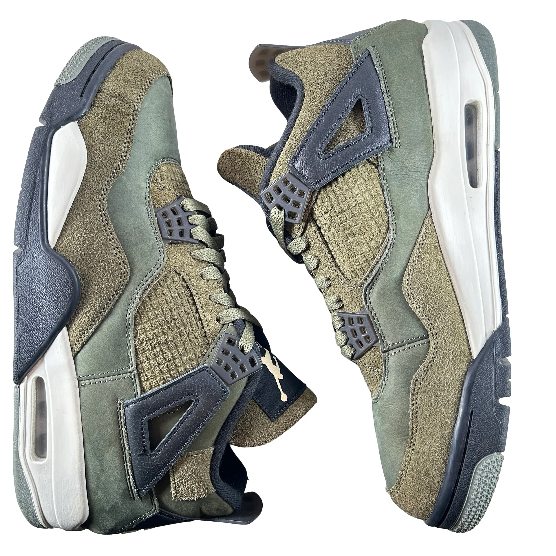 FB9927 200 Air Jordan 4 Craft Medium Olive [USED] - 11 M (Used4) - Image 4