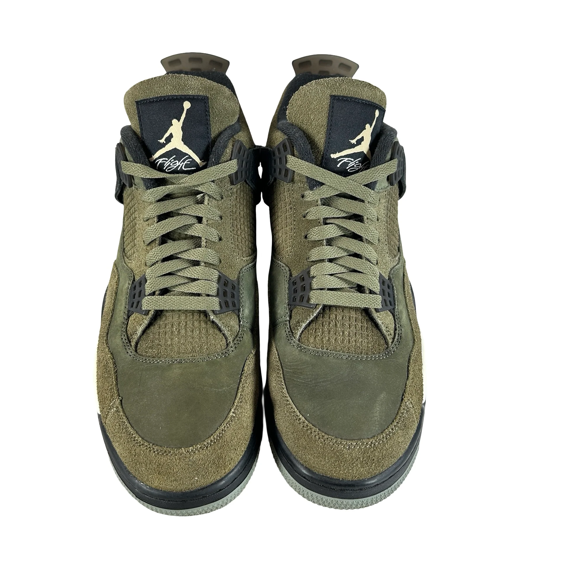 FB9927 200 Air Jordan 4 Craft Medium Olive [USED] - 12 M (Used8) - Image 2