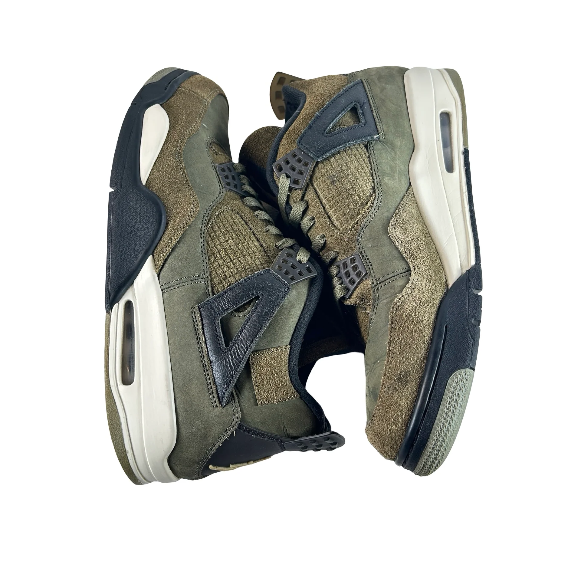 FB9927 200 Air Jordan 4 Craft Medium Olive [USED] - 12 M (Used9) - Image 4