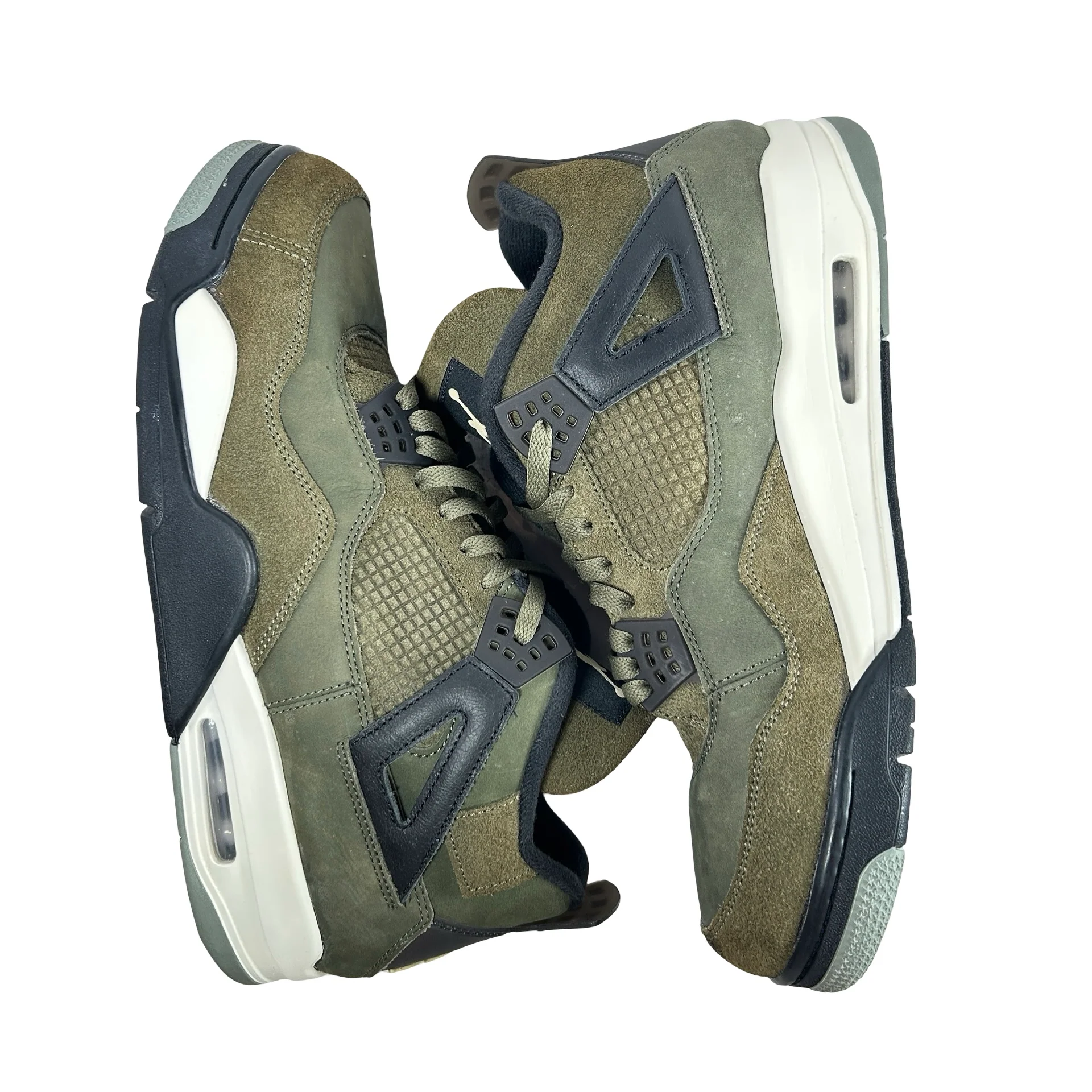 FB9927 200 Air Jordan 4 Craft Medium Olive [USED] - 13 M (Used3) - Image 4
