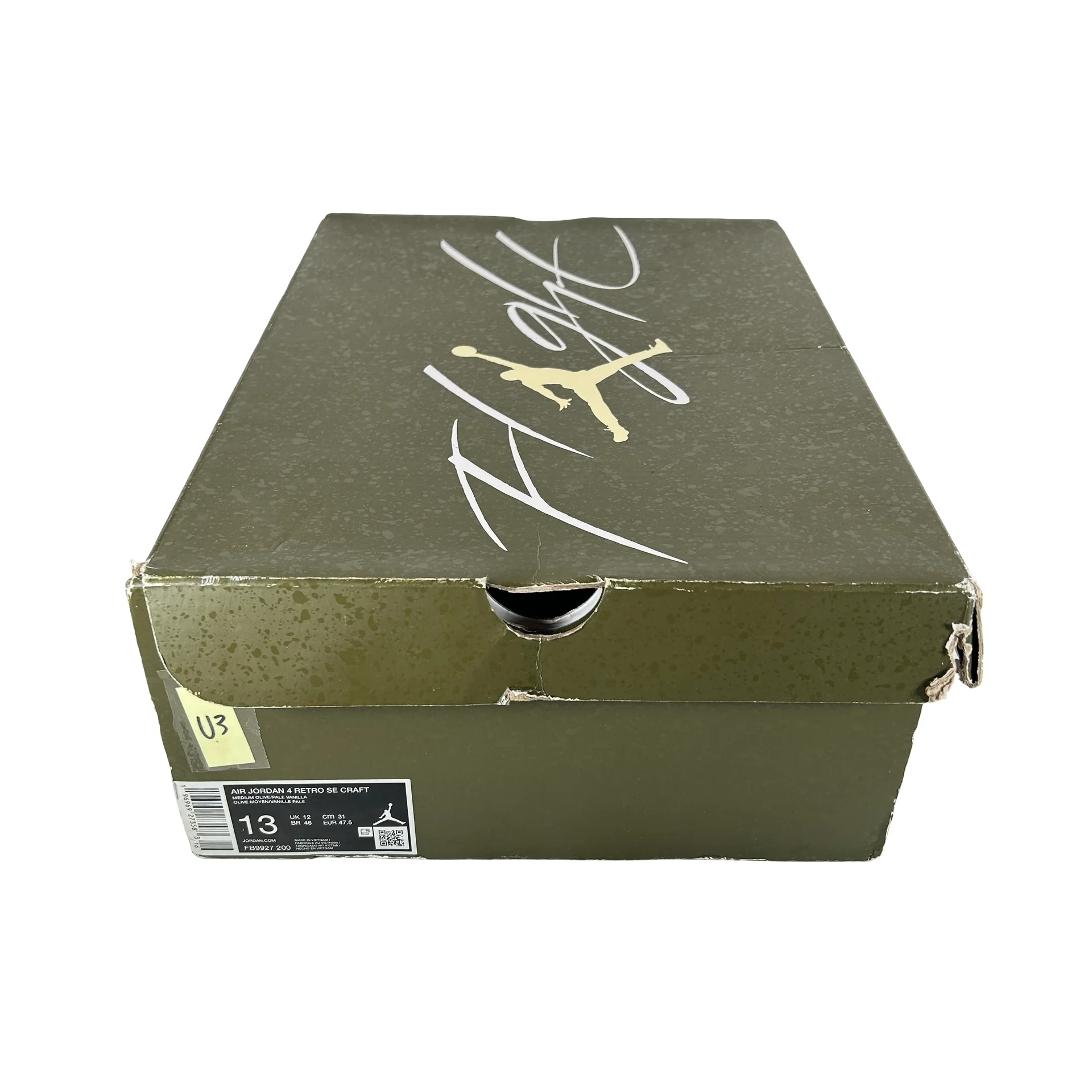 FB9927 200 Air Jordan 4 Craft Medium Olive [USED] - 13 M (Used3) - Image 7