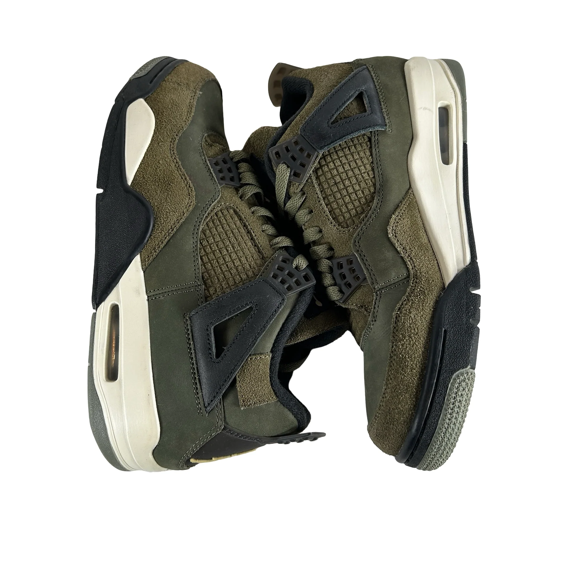 FB9927 200 Air Jordan 4 Craft Medium Olive [USED] - 8.5 M (Used7) - Image 4