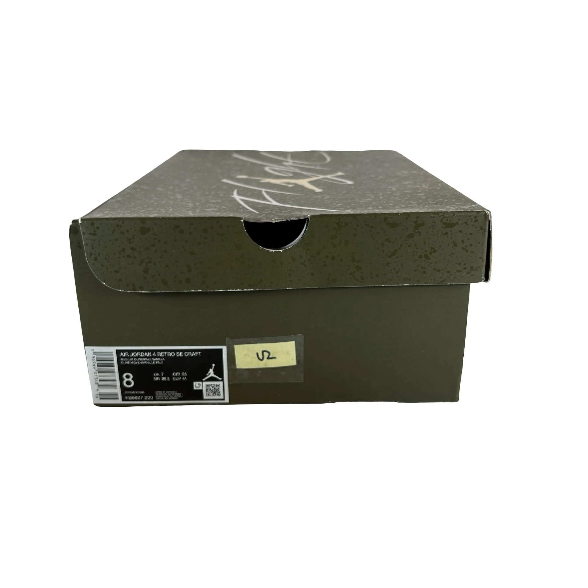 FB9927 200 Air Jordan 4 Craft Medium Olive [USED] - 8 M (Used2) - Image 7