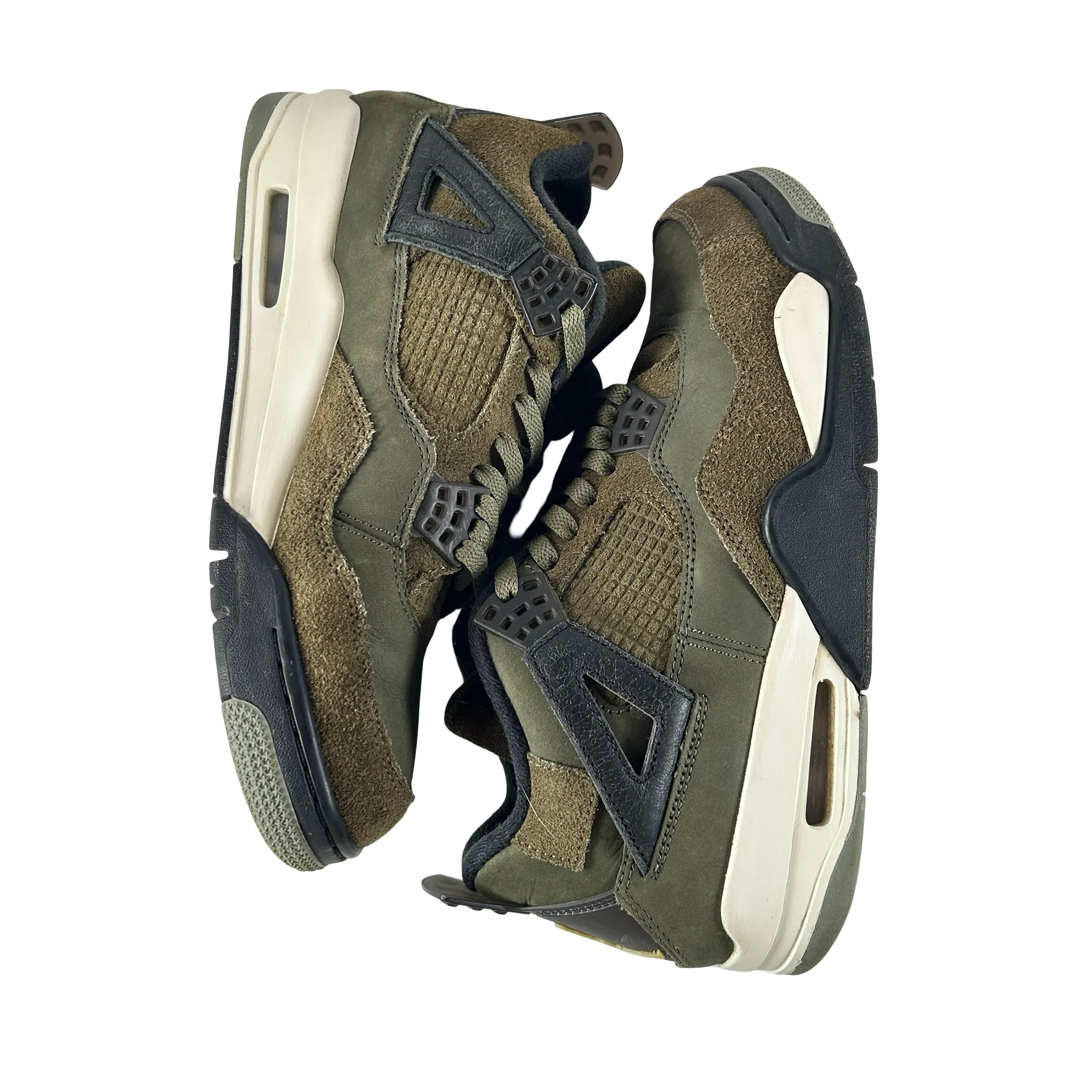 FB9927 200 Air Jordan 4 Craft Medium Olive [USED] - 9.5 M (Used2) (No Box2) - Image 5