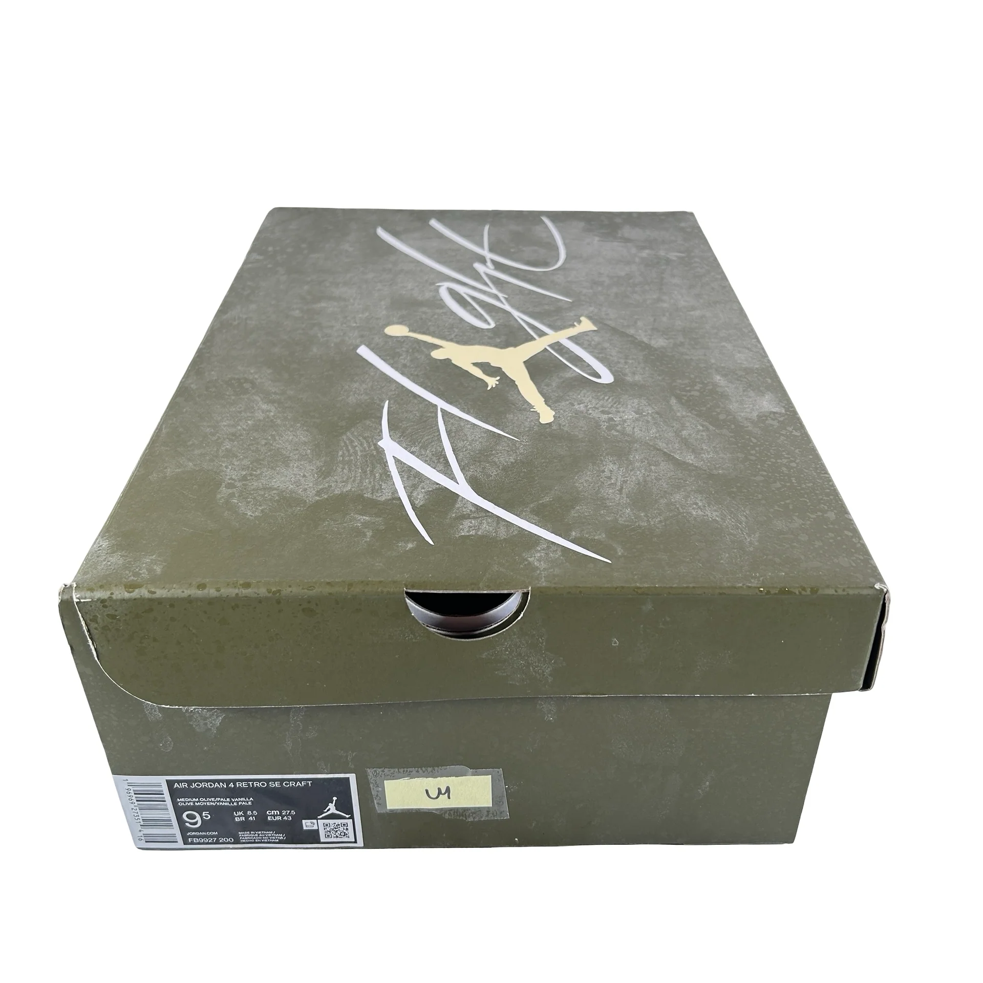 FB9927 200 Air Jordan 4 Craft Medium Olive [USED] - 9.5 M (Used4) - Image 7