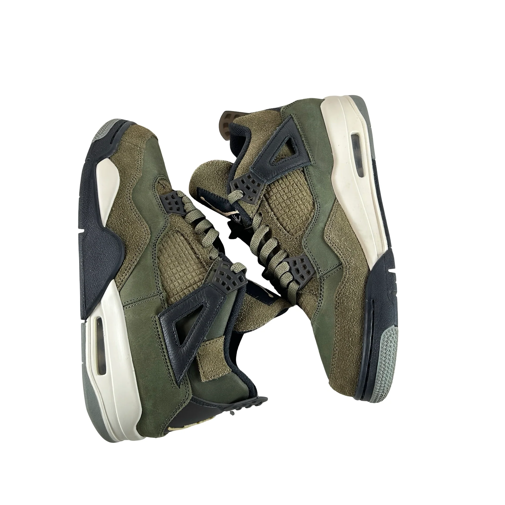 FB9927 200 Air Jordan 4 Craft Medium Olive [USED] - 9.5 M (Used5) - Image 4