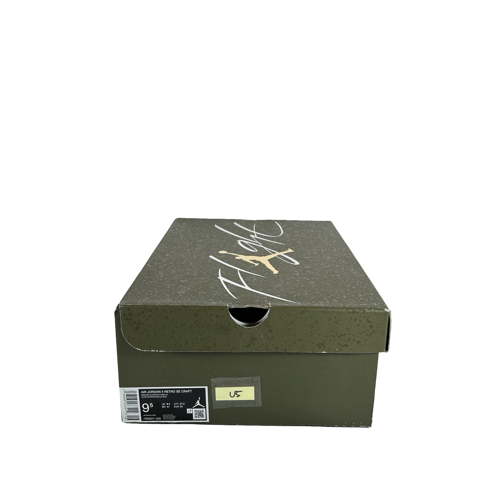 FB9927 200 Air Jordan 4 Craft Medium Olive [USED] - 9.5 M (Used5) - Image 7