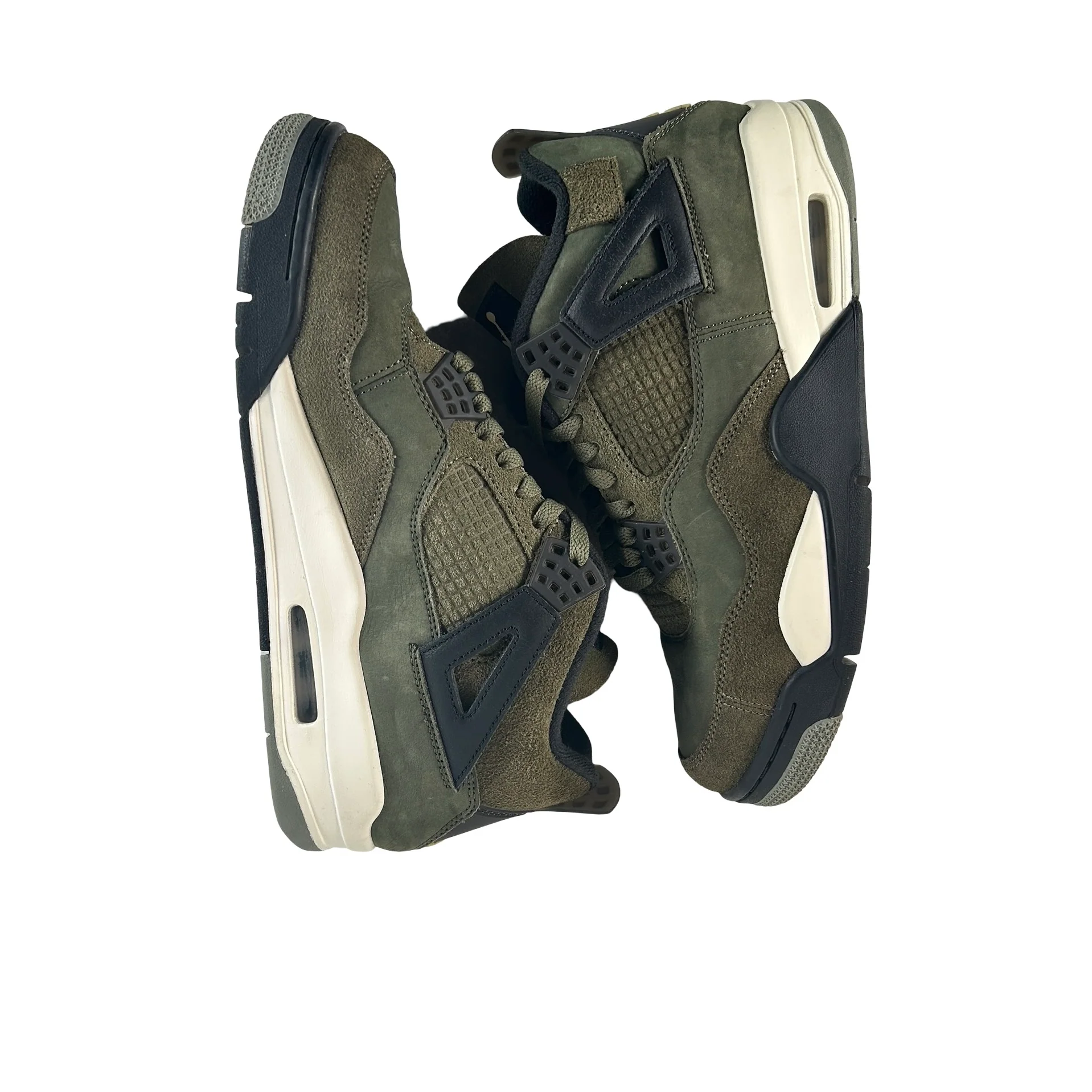 FB9927 200 Air Jordan 4 Craft Medium Olive [USED] - 9.5 M (Used6) - Image 4