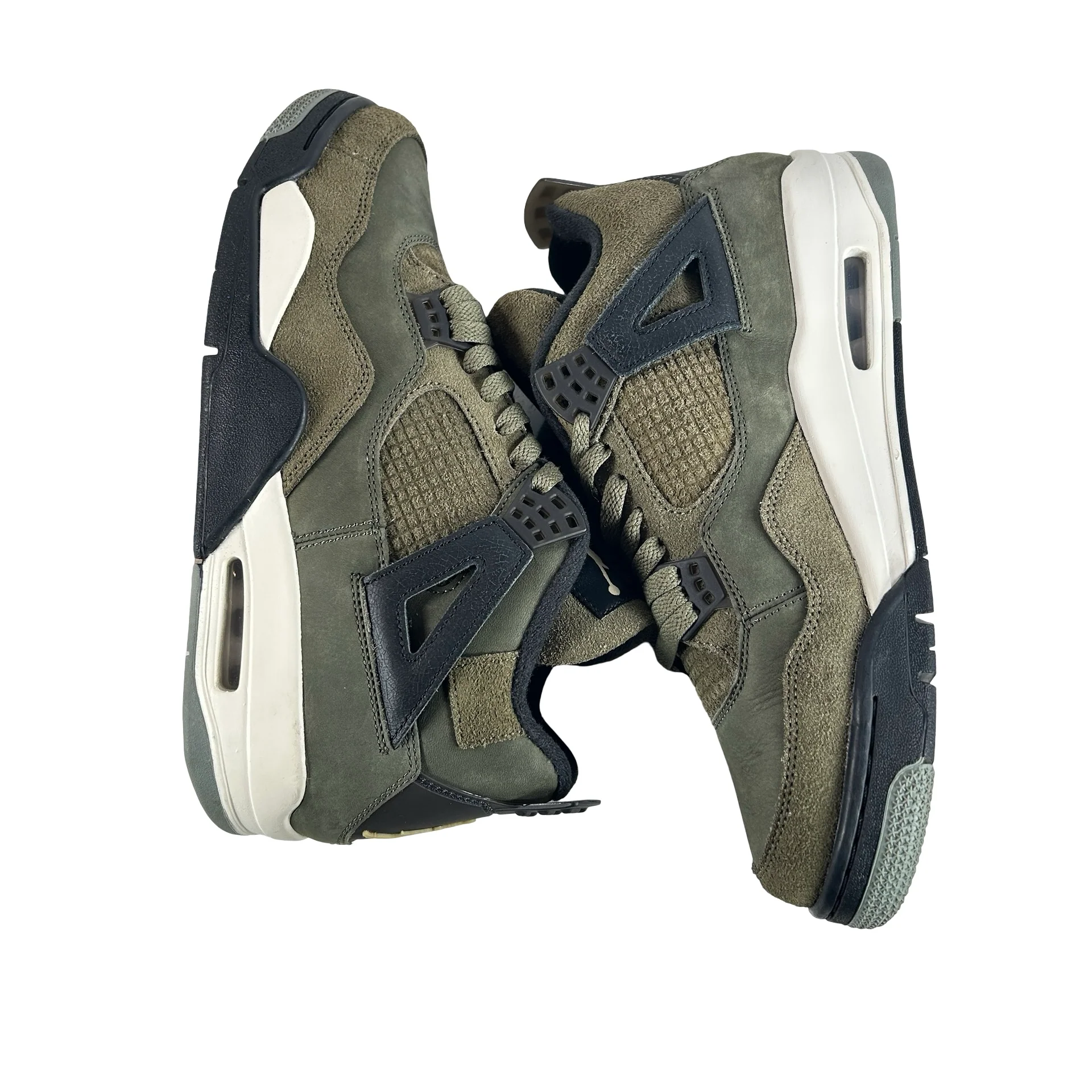 FB9927 200 Air Jordan 4 Craft Medium Olive [USED] - 9.5 M (Used7) - Image 4