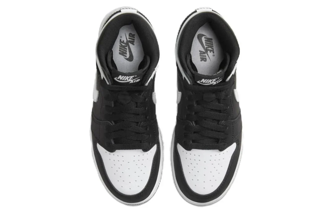 FD1437 010 Jordan 1 Retro High OG Black White (GS) - Image 4