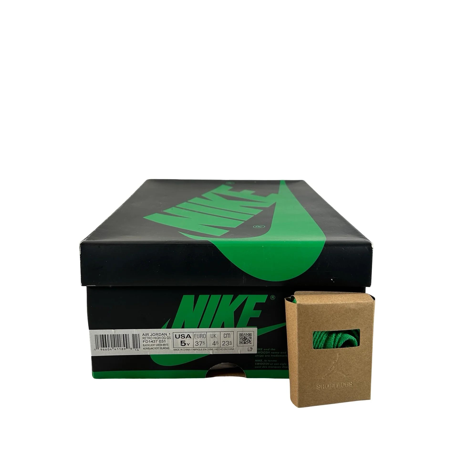 FD1437 031 Jordan 1 Retro High OG Lucky Green (GS) [USED] - 5 Y (Used) - Image 7