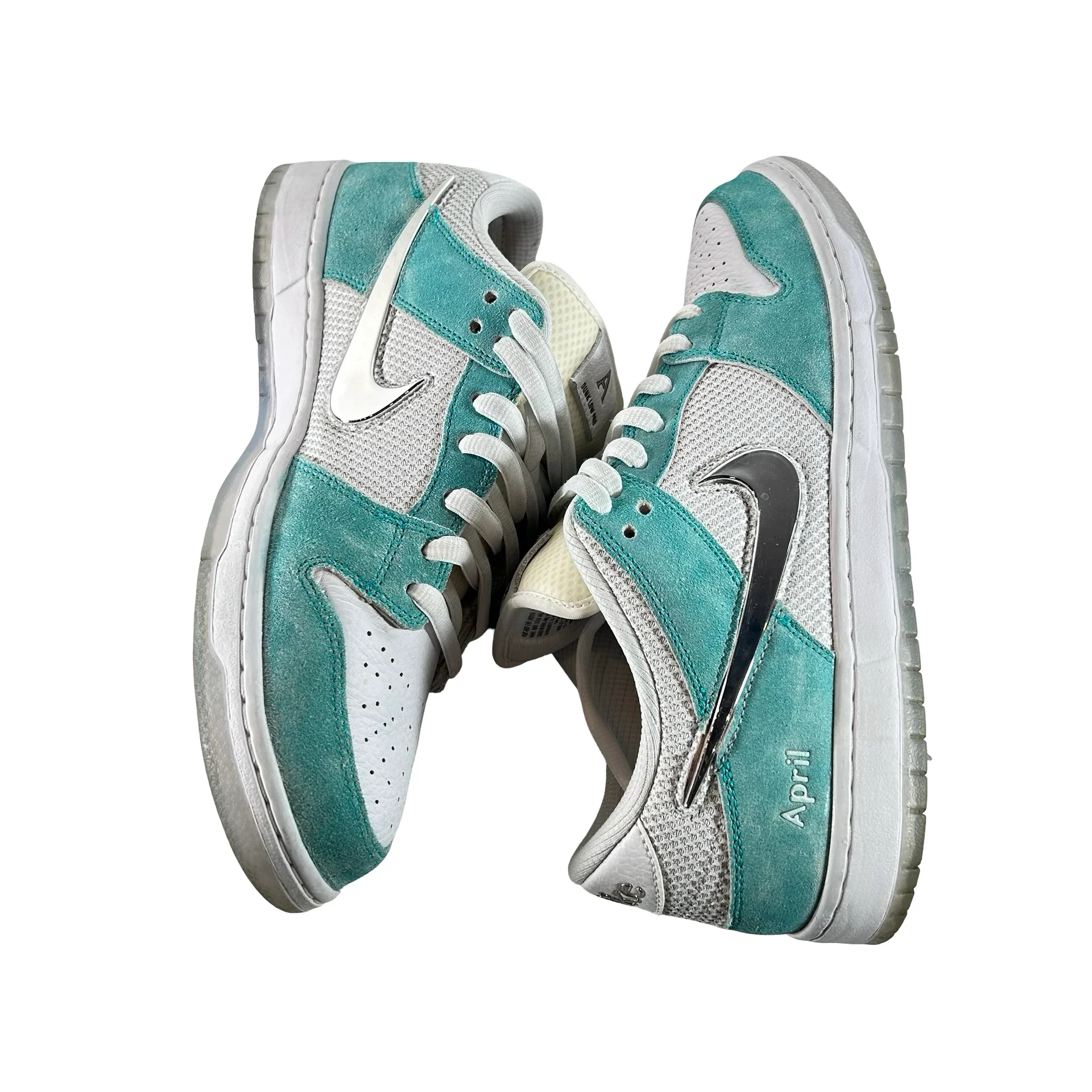 FD2562 400 Nike SB Dunk Low April Skateboards [USED] - 12 M (Used) - Image 3