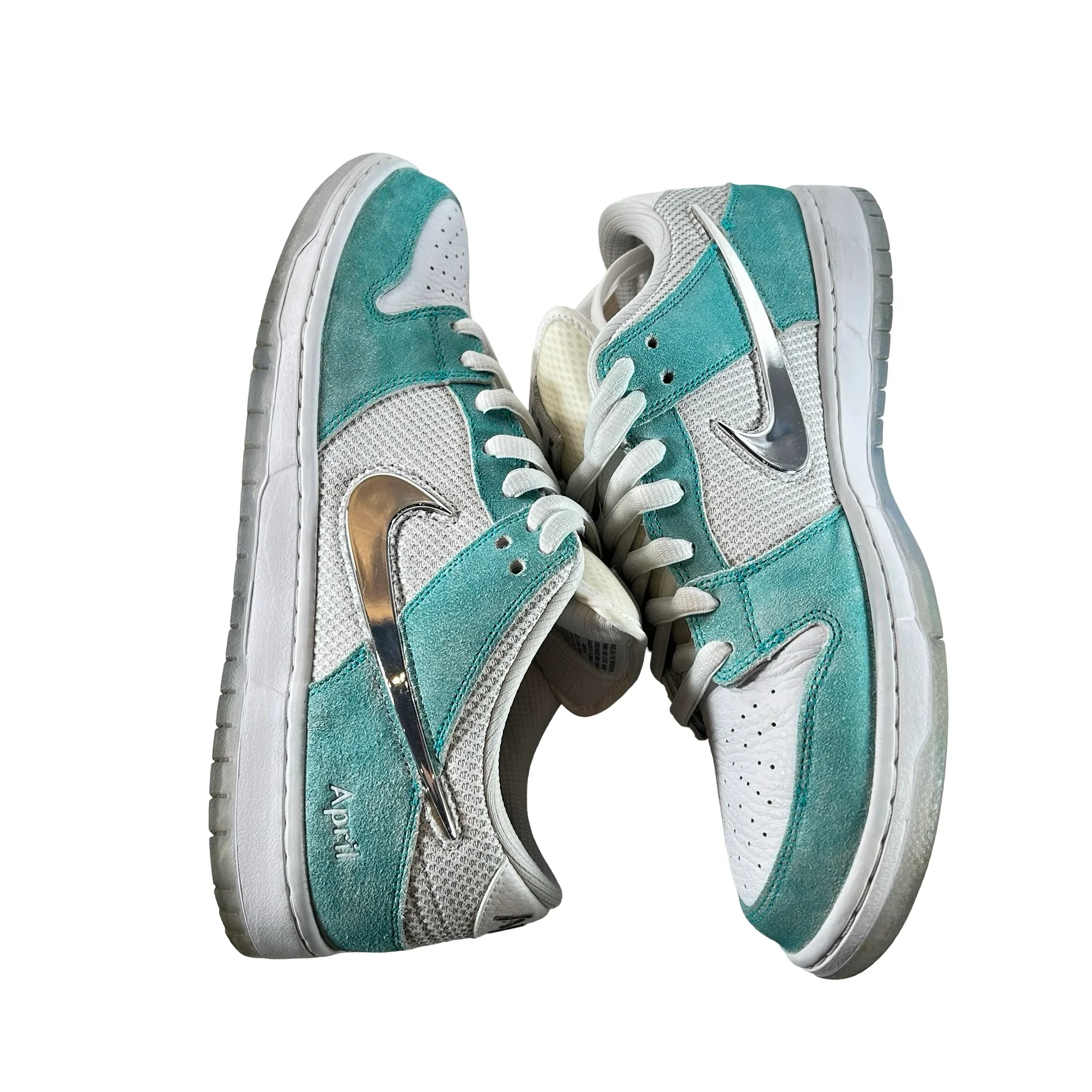 FD2562 400 Nike SB Dunk Low April Skateboards [USED] - 12 M (Used) - Image 4