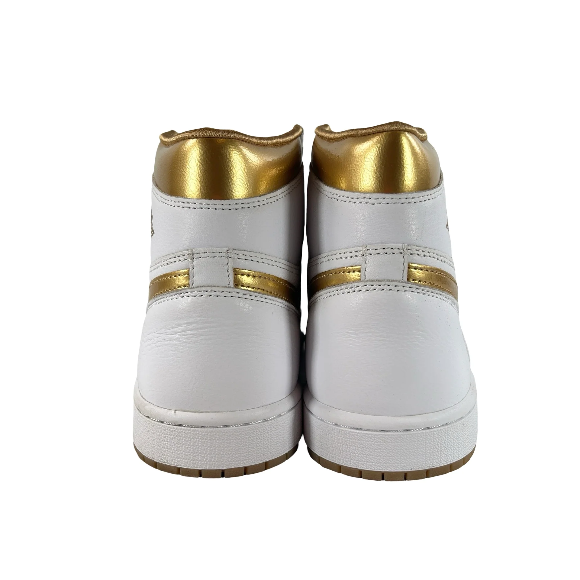 FD2596 107 Jordan 1 Retro High OG Metallic Gold (Women's) [USED] - 9.5 W (Used) (No Box) - Image 3