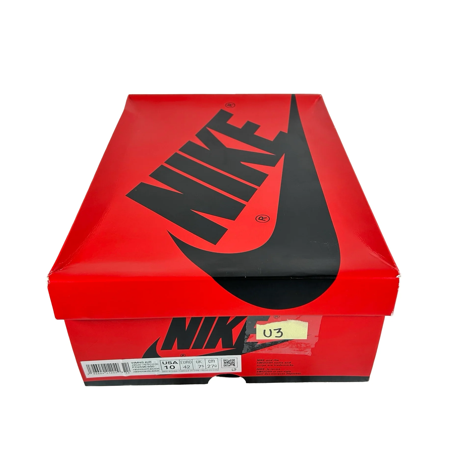 FD2596 600 Jordan 1 Retro High OG Washed Pink [USED] - 10 W (Used3) - Image 7
