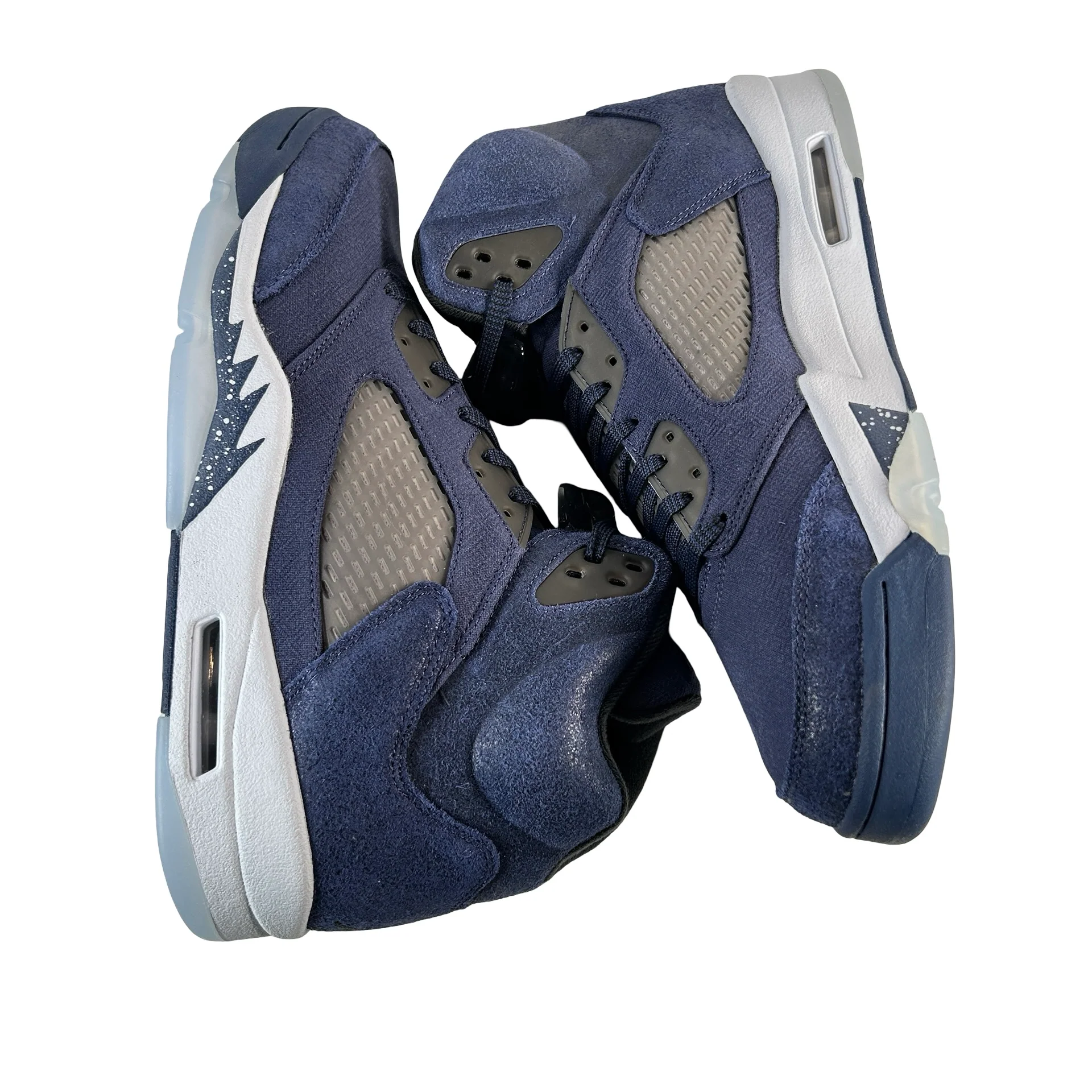 FD6812 400 Jordan 5 Retro Midnight Navy [CONDITIONAL] - 13 M (Soles yellowing) - Image 4