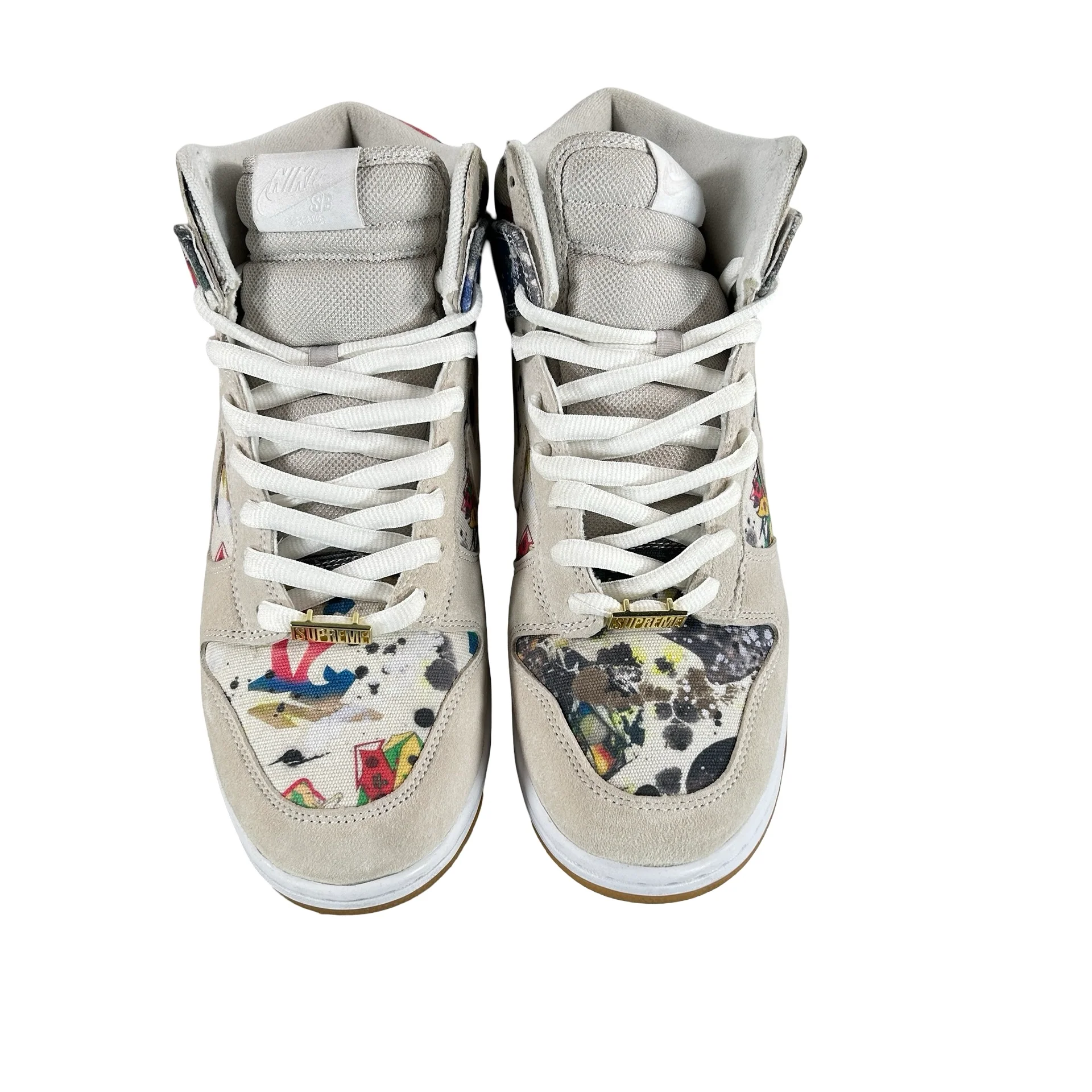 FD8779 100 Nike SB Dunk High Supreme Rammellzee [USED] - 11 M (Used2) - Image 2