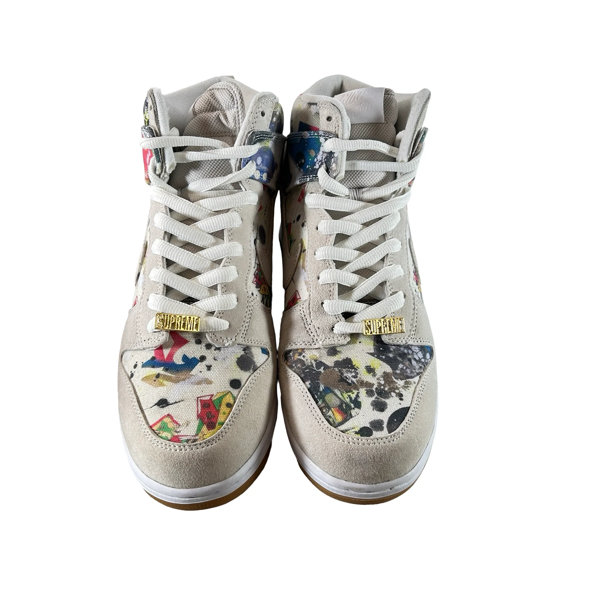 FD8779 100 Nike SB Dunk High Supreme Rammellzee [USED] - 12 M (Used2) - Image 2