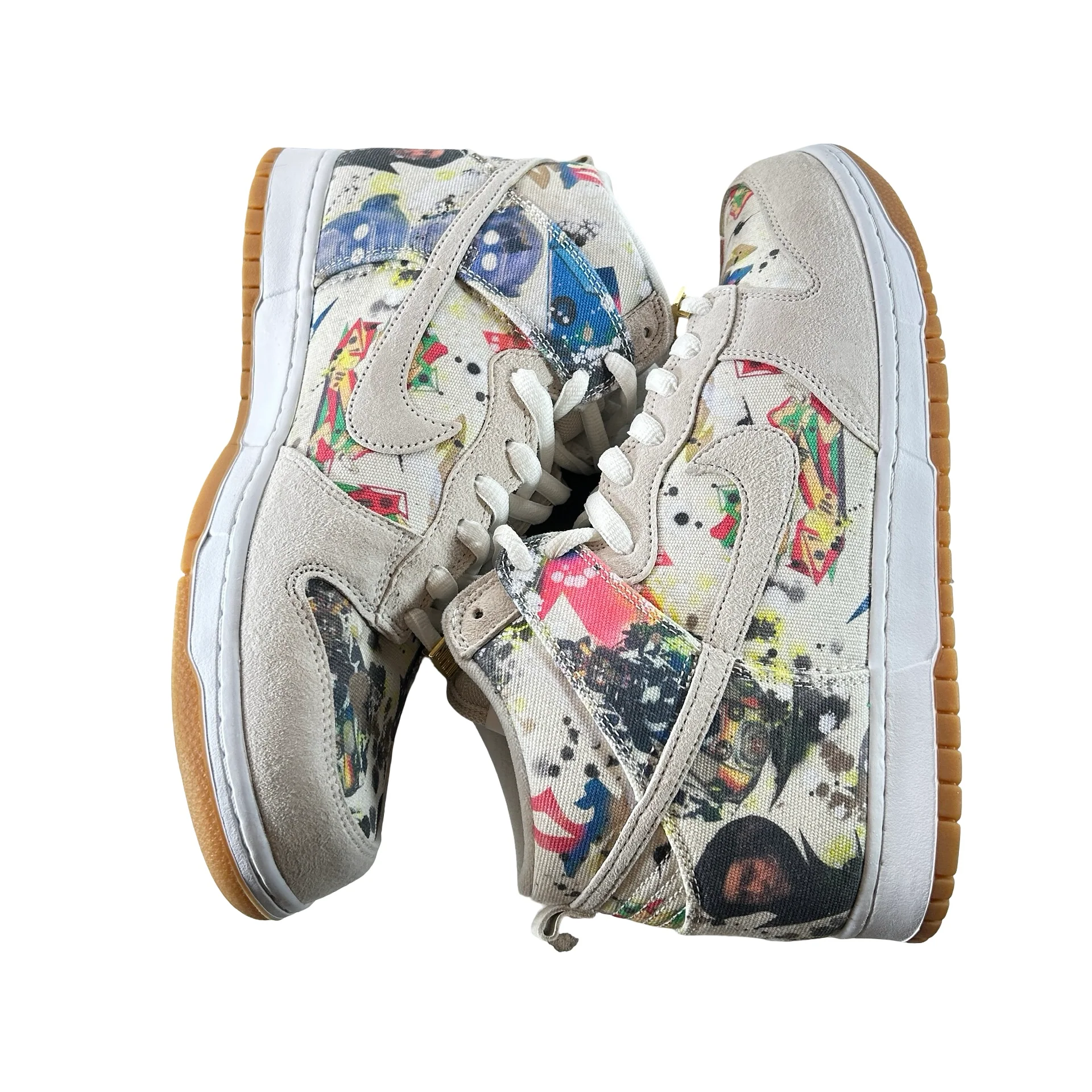 FD8779 100 Nike SB Dunk High Supreme Rammellzee [USED] - 12 M (Used2) - Image 4