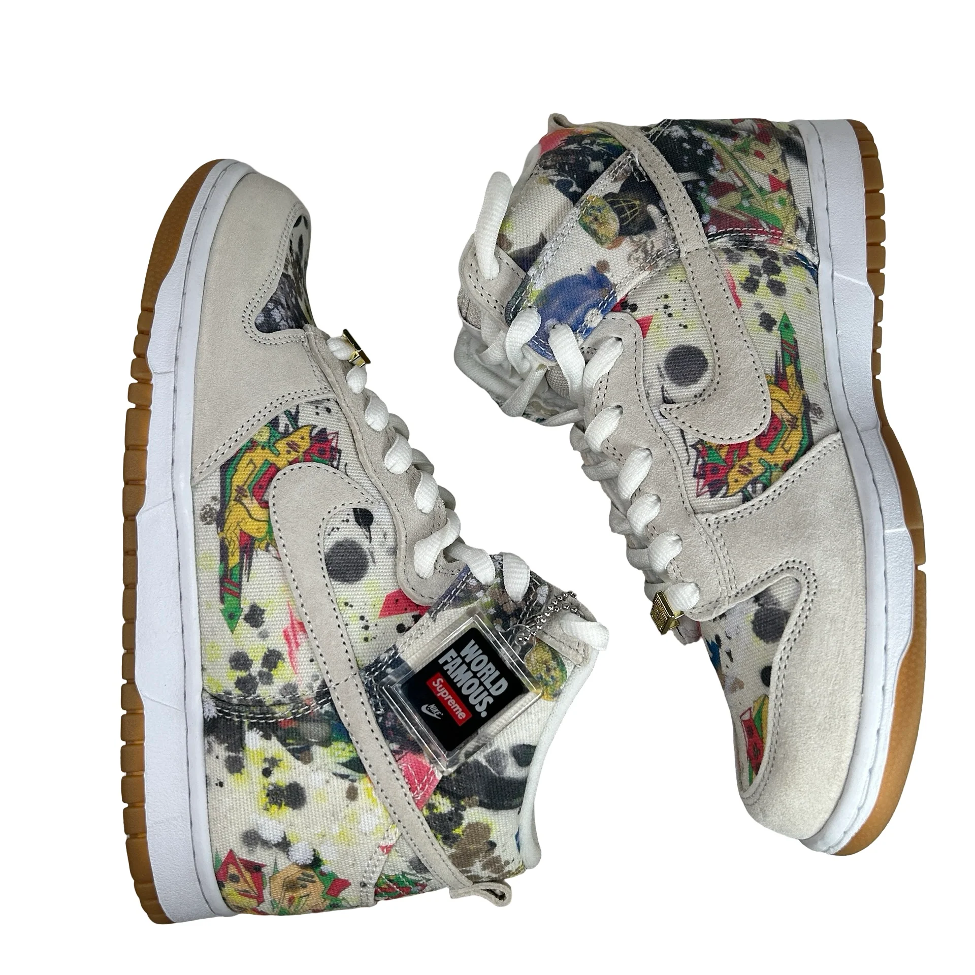 FD8779 100 Nike SB Dunk High Supreme Rammellzee [USED] - 7.5 M (Used) - Image 4