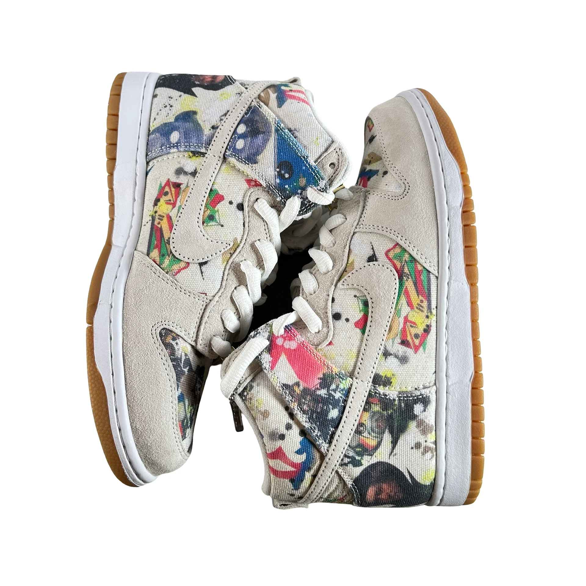 FD8779 100 Nike SB Dunk High Supreme Rammellzee [USED] - 7 M (Used) (Replace Box) - Image 4