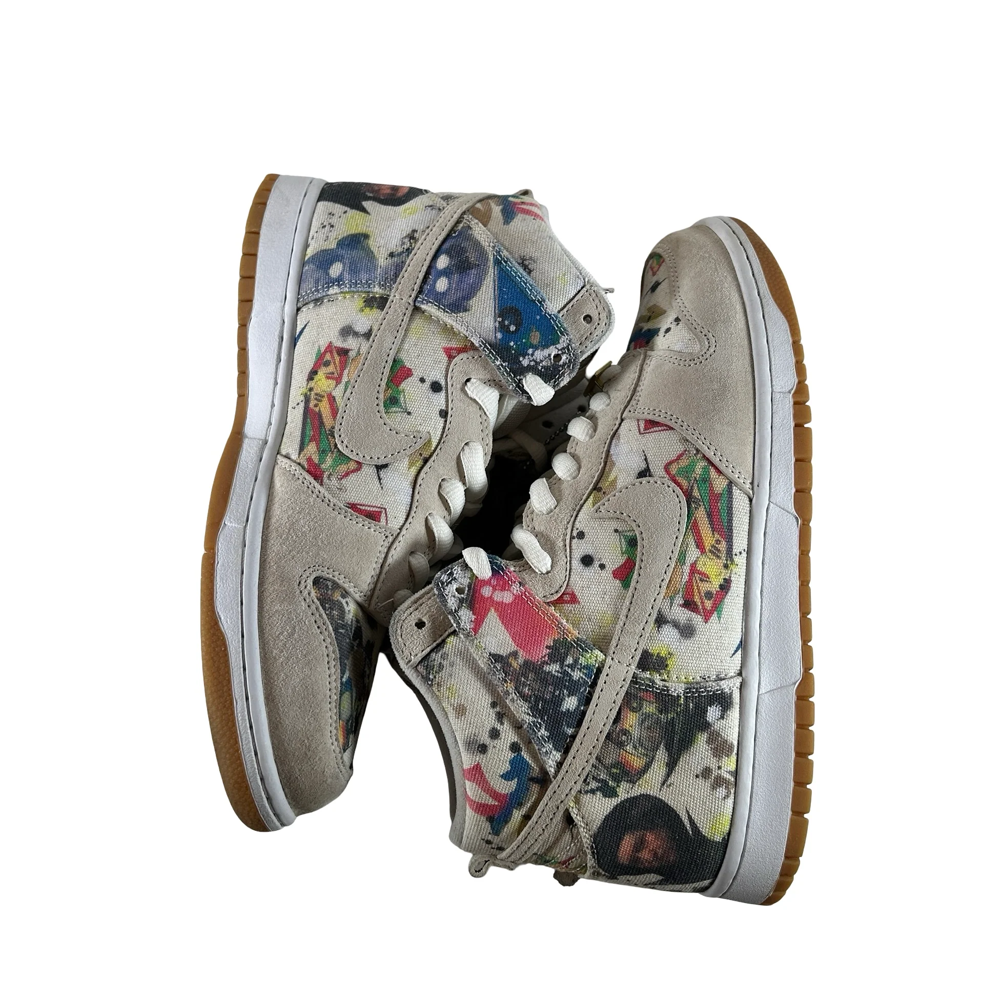 FD8779 100 Nike SB Dunk High Supreme Rammellzee [USED] - 9.5 M (Used3) - Image 4