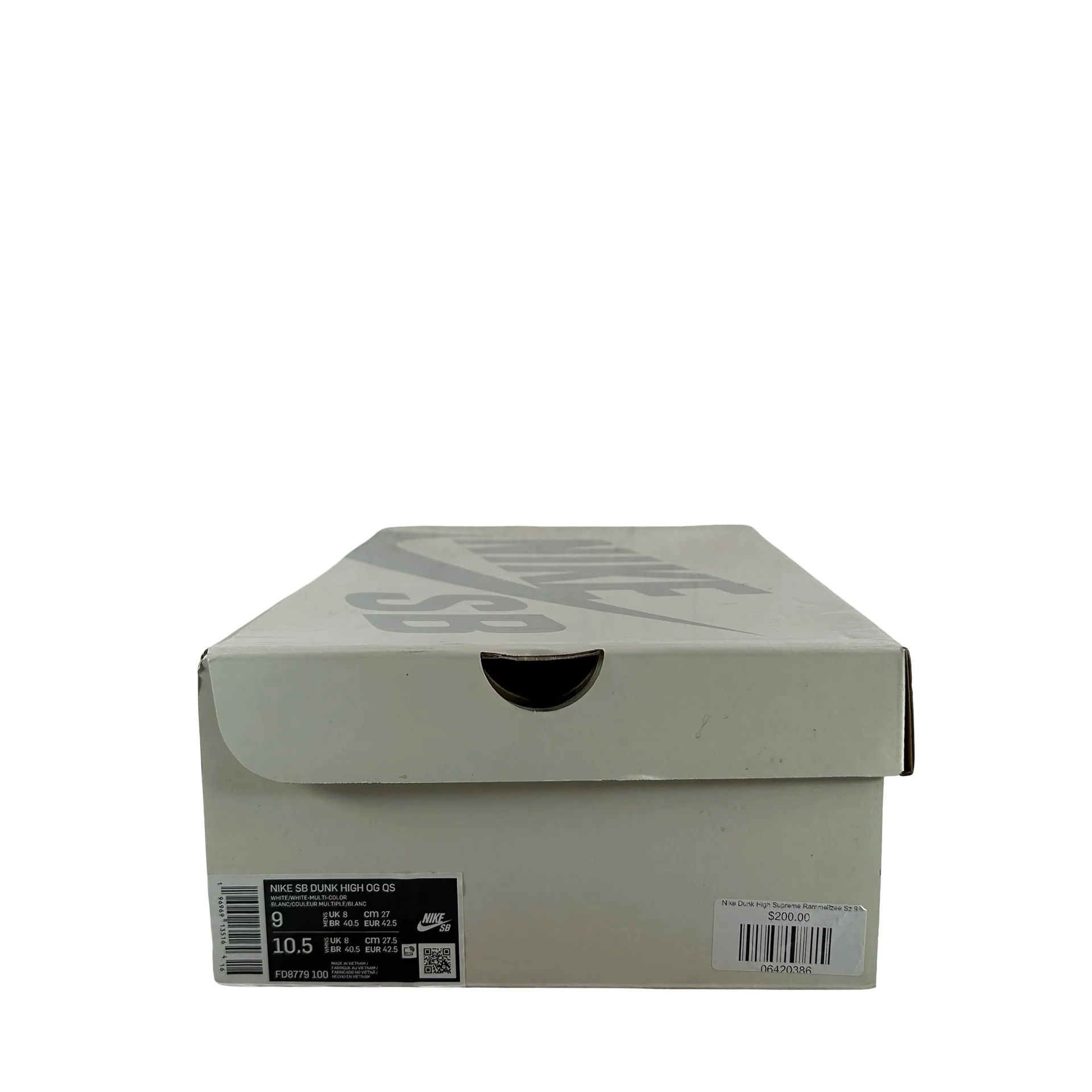FD8779 100 Nike SB Dunk High Supreme Rammellzee [USED] - 9 M (Used) - Image 7