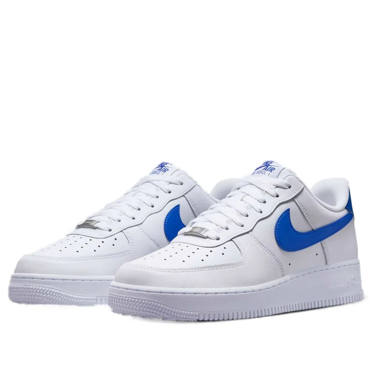FJ4146 113 Nike Air Force 1 Low '07 White Hyper Royal - Image 3
