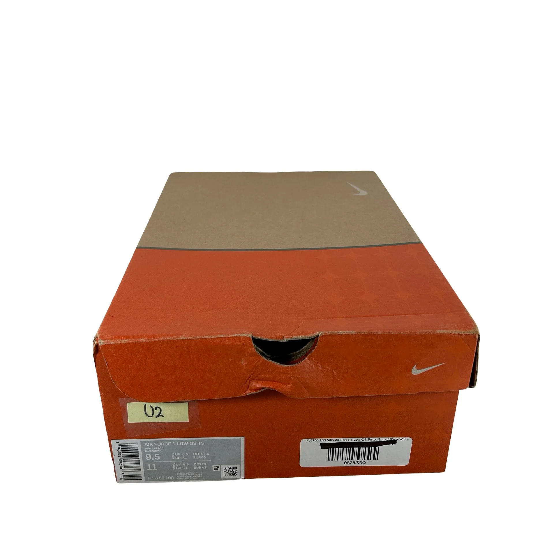 FJ5756 100 Nike Air Force 1 Low QS Terror Squad Blackout [USED] - 9.5 M (Used2) - Image 7