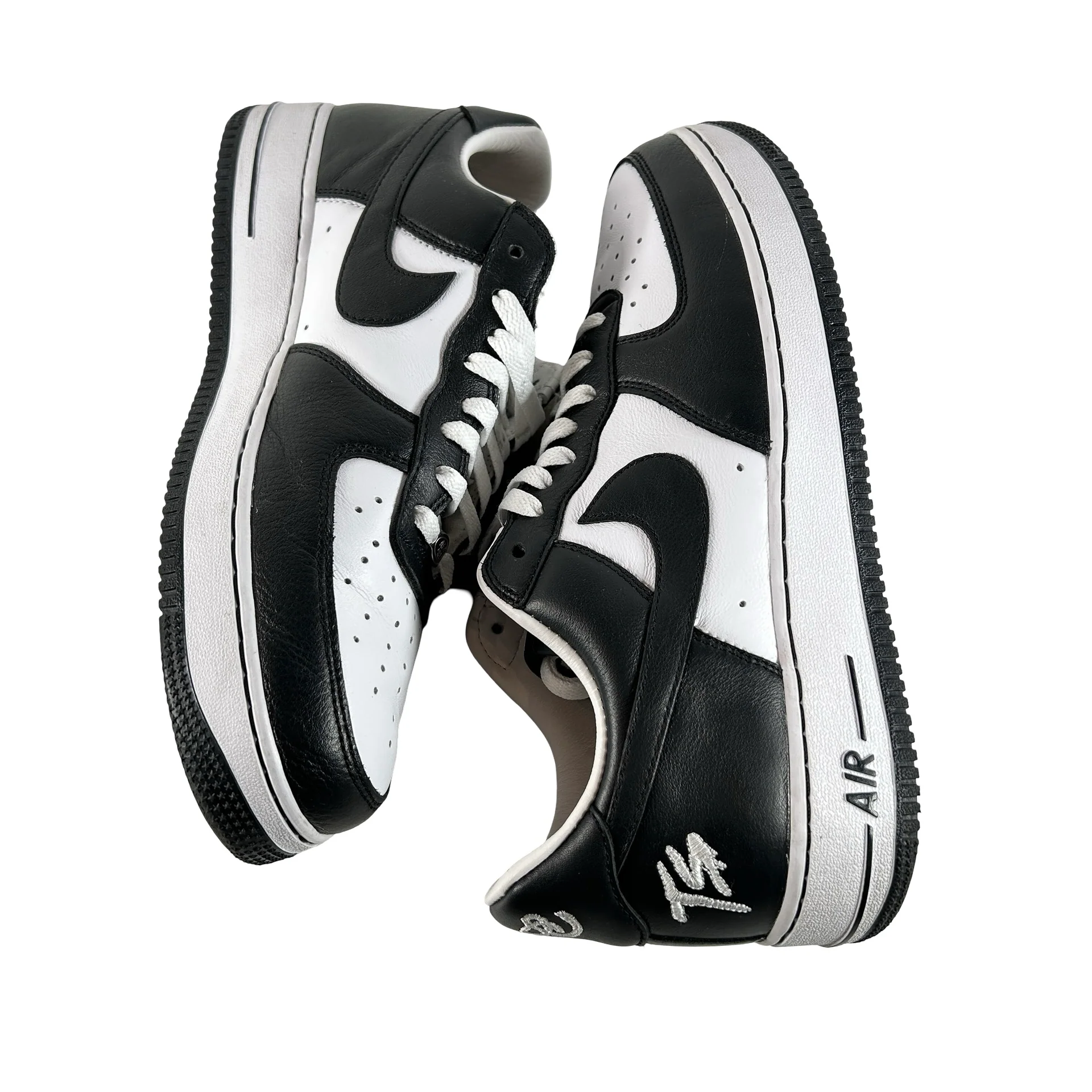 FJ5756 100 Nike Air Force 1 Low Terror Squad Blackout [USED] - 11 M (Used) (No Box) (No Insoles) - Image 5