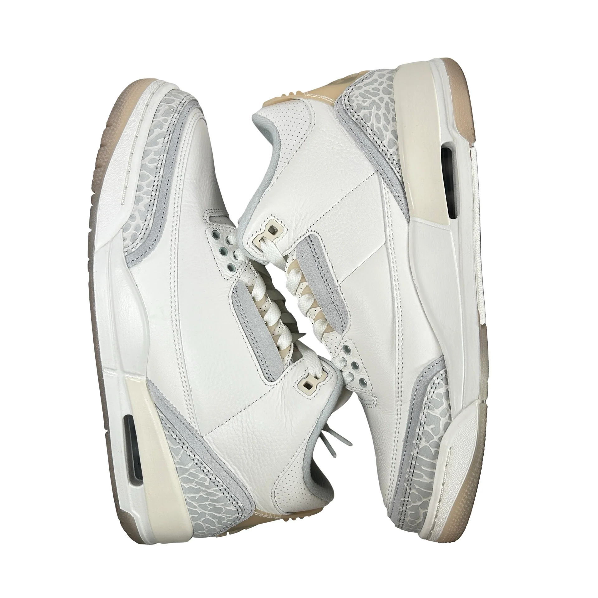 FJ9479 100 Jordan 3 Retro Craft Ivory [USED] - 8.5 M (Used2) - Image 4