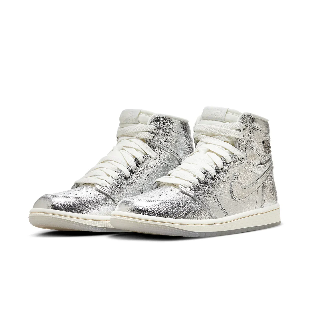 FN7249 001 Air Jordan 1 Retro High OG Chrome (Women's) - Image 2