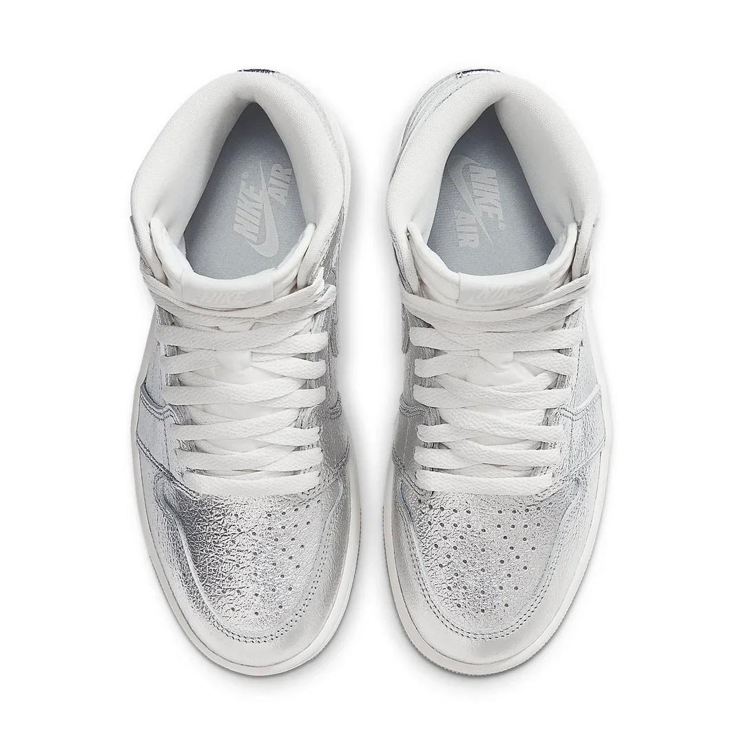 FN7249 001 Air Jordan 1 Retro High OG Chrome (Women's) - Image 3