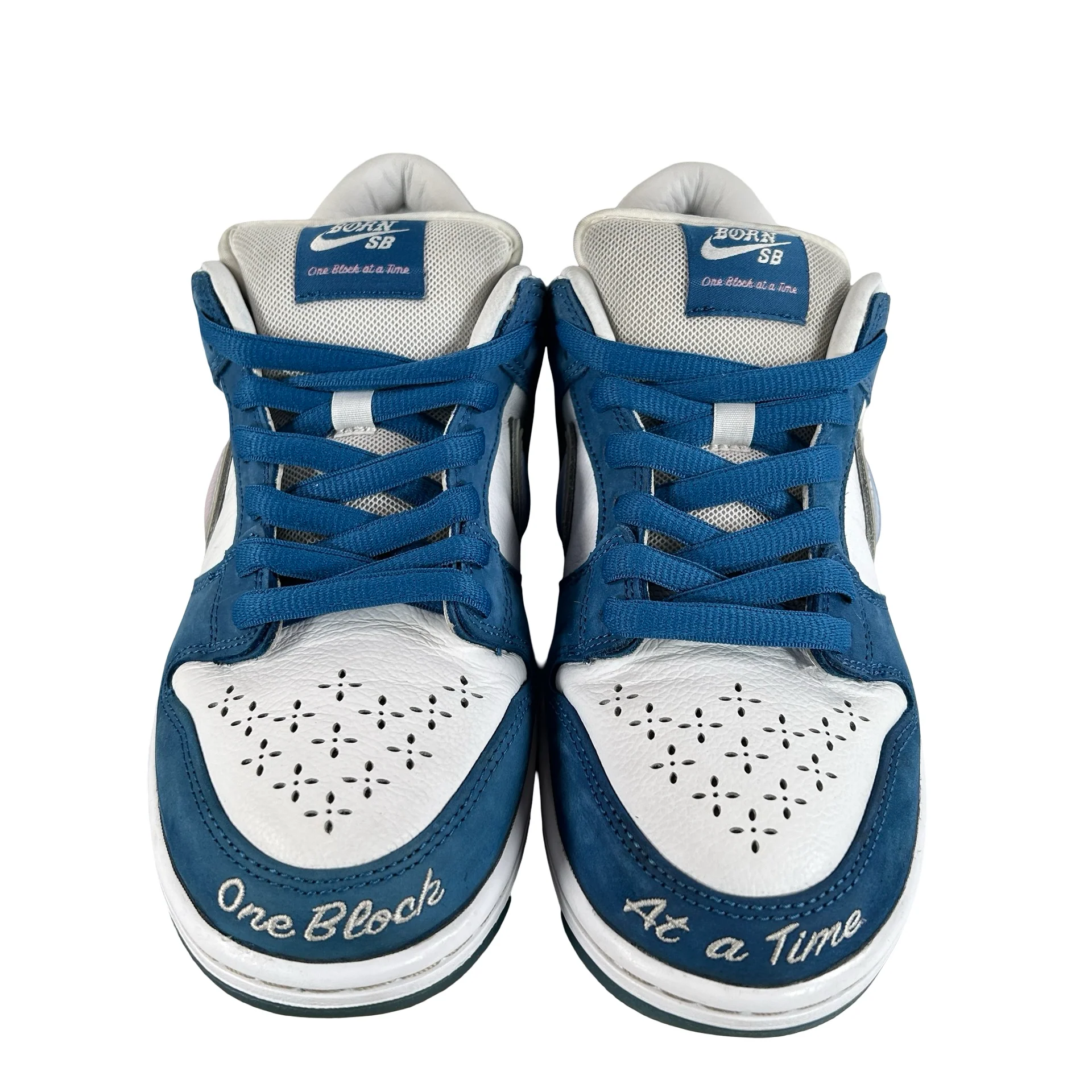 FN7819 400 Nike SB Dunk Low Born X Raised One Block At A Time [USED] - 8.5 M (Used) - Image 2