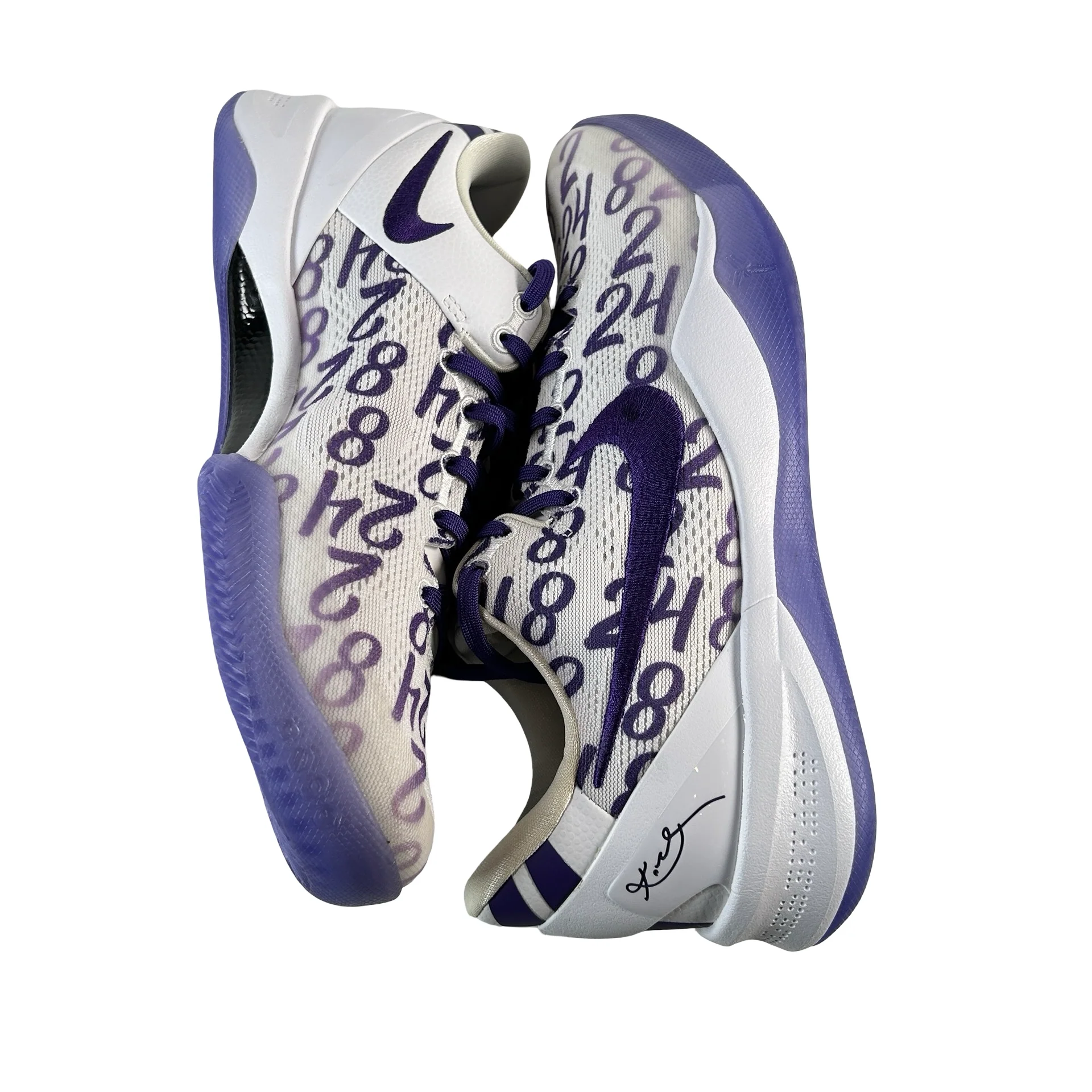 FQ3549 100 Nike Kobe 8 Protro Court Purple [CONDITIONAL] - 9 M (Yellowing) - Image 5