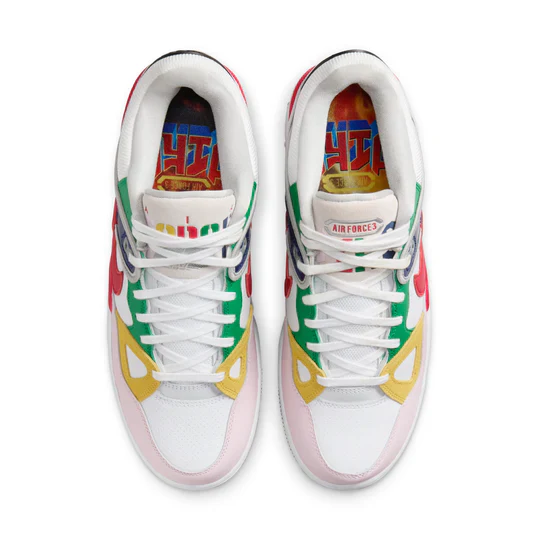 FQ7012 100 Nike Air Force 3 Low SP Nigo White [NO BOX] - Image 4