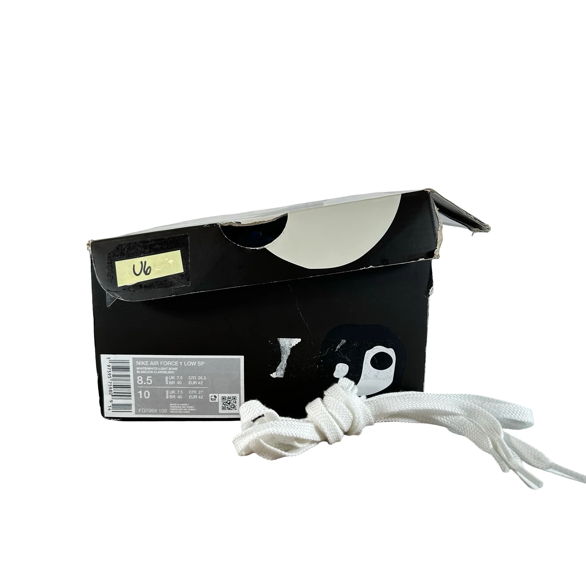 FQ7069 100 Nike Air Force 1 Low Cactus Plant Flea Market White (2024) [USED] - 8.5 M (Used6) - Image 7