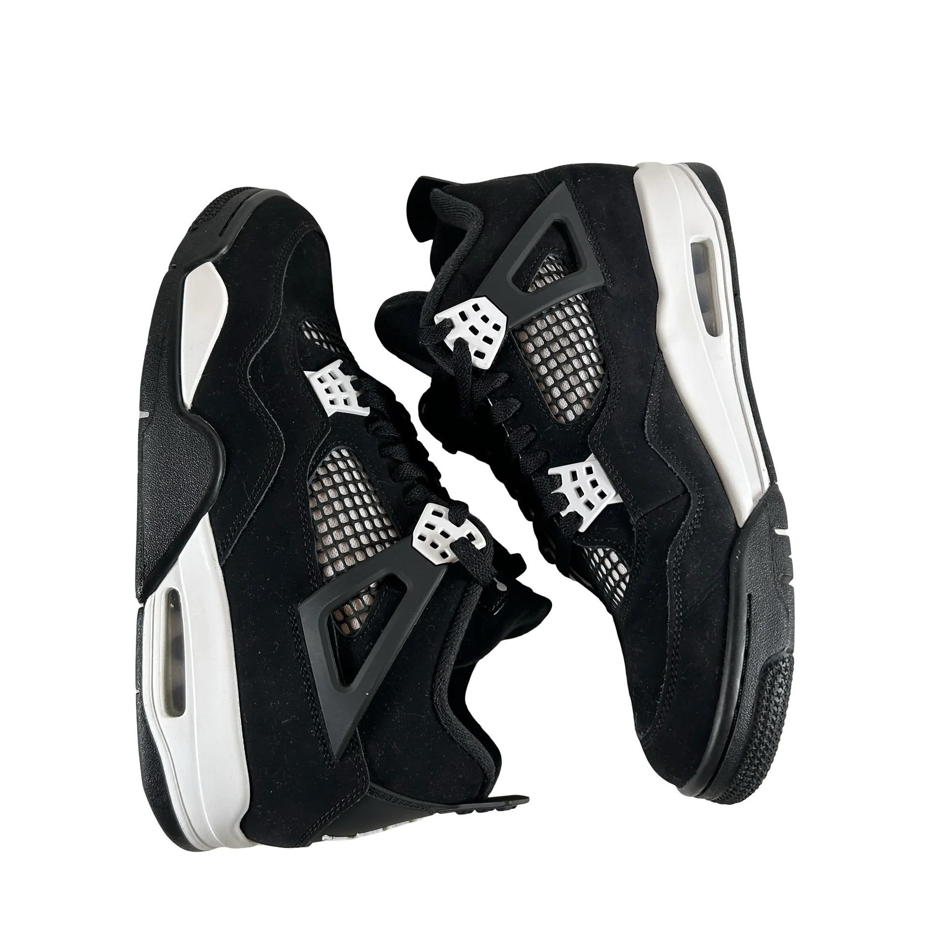 FQ8138 001 Air Jordan 4 Retro White Thunder [USED] - 10.5 M (Used4) - Image 4