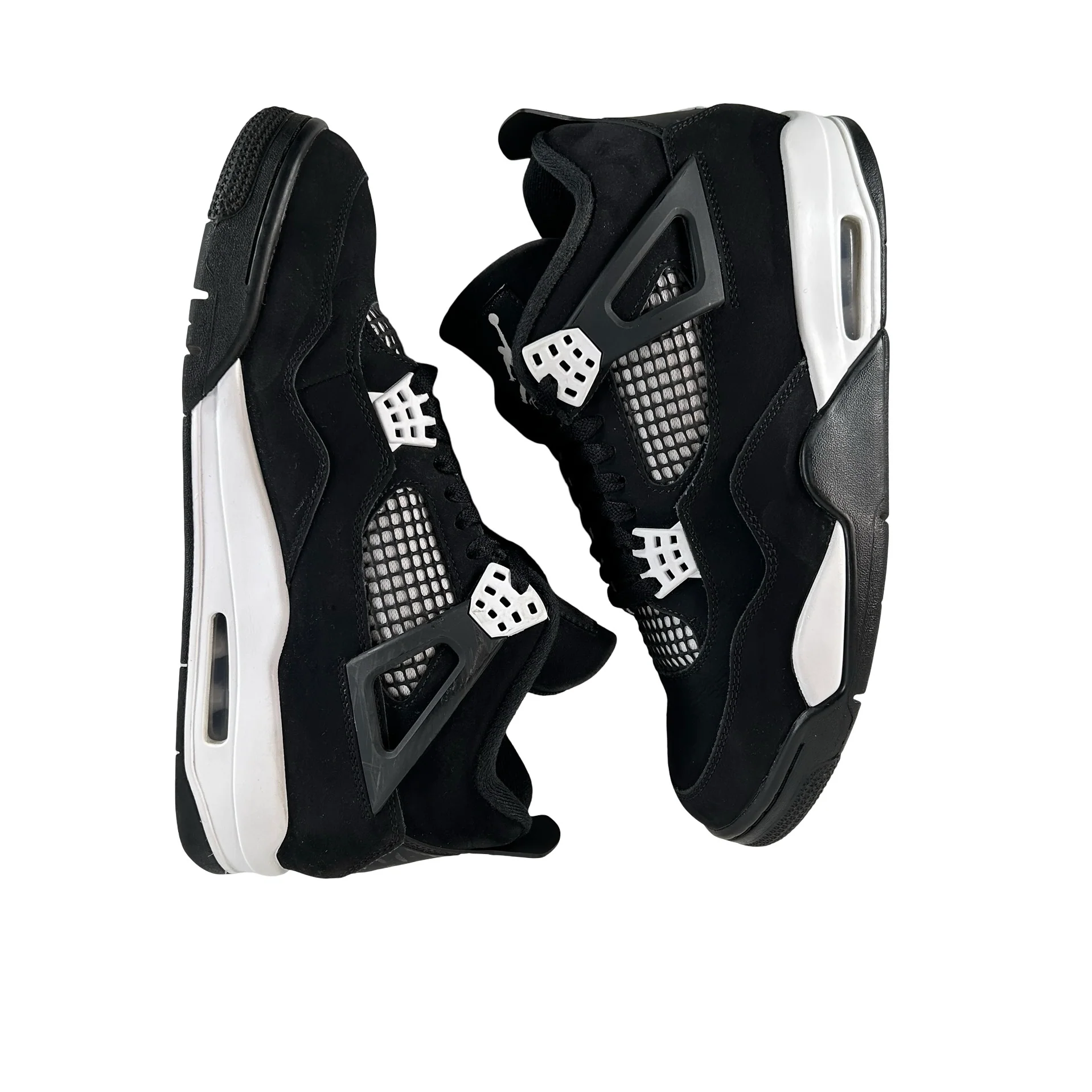 FQ8138 001 Air Jordan 4 Retro White Thunder [USED] - 10.5 M (Used5) - Image 4