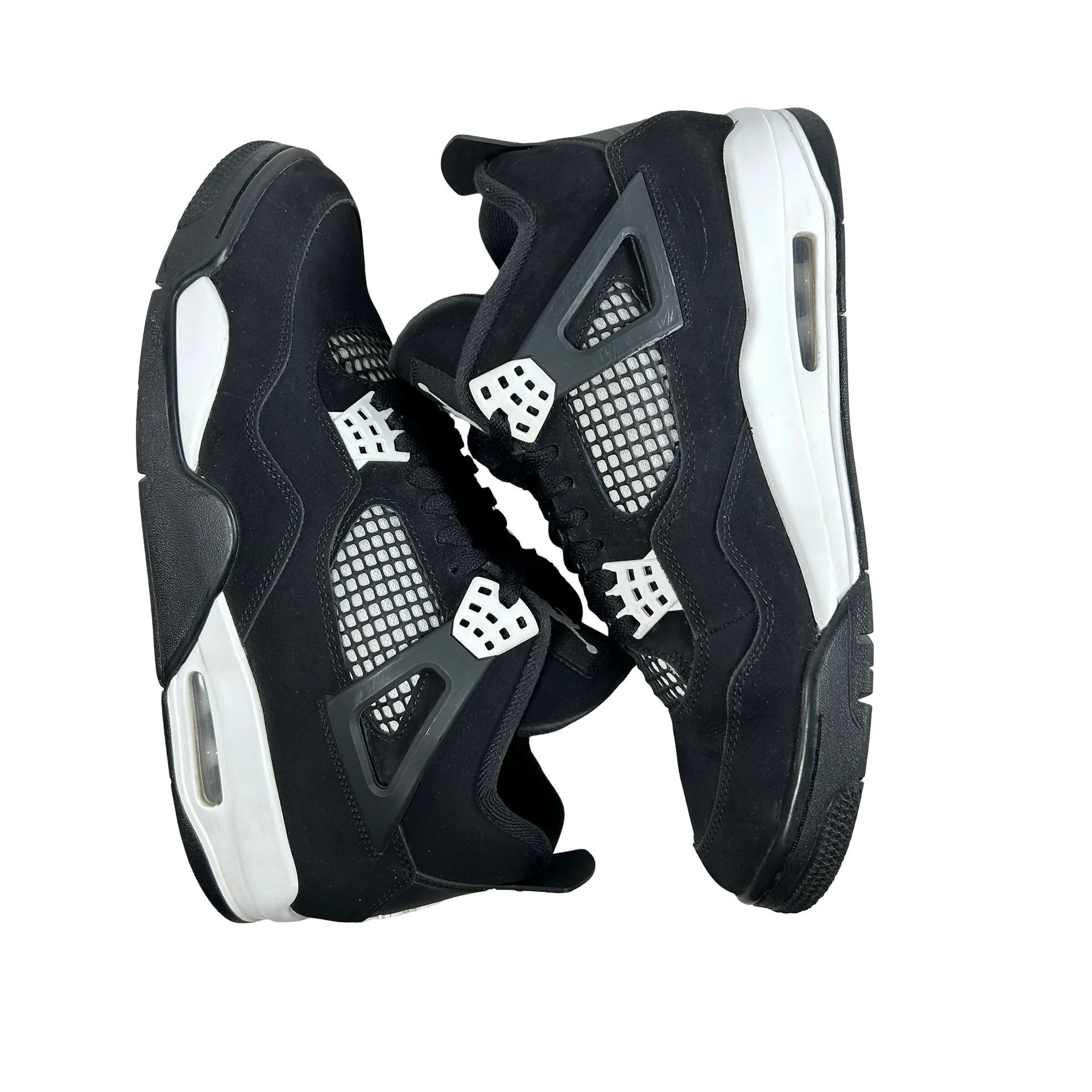 FQ8138 001 Air Jordan 4 Retro White Thunder [USED] - 10.5 M (Used7) - Image 4