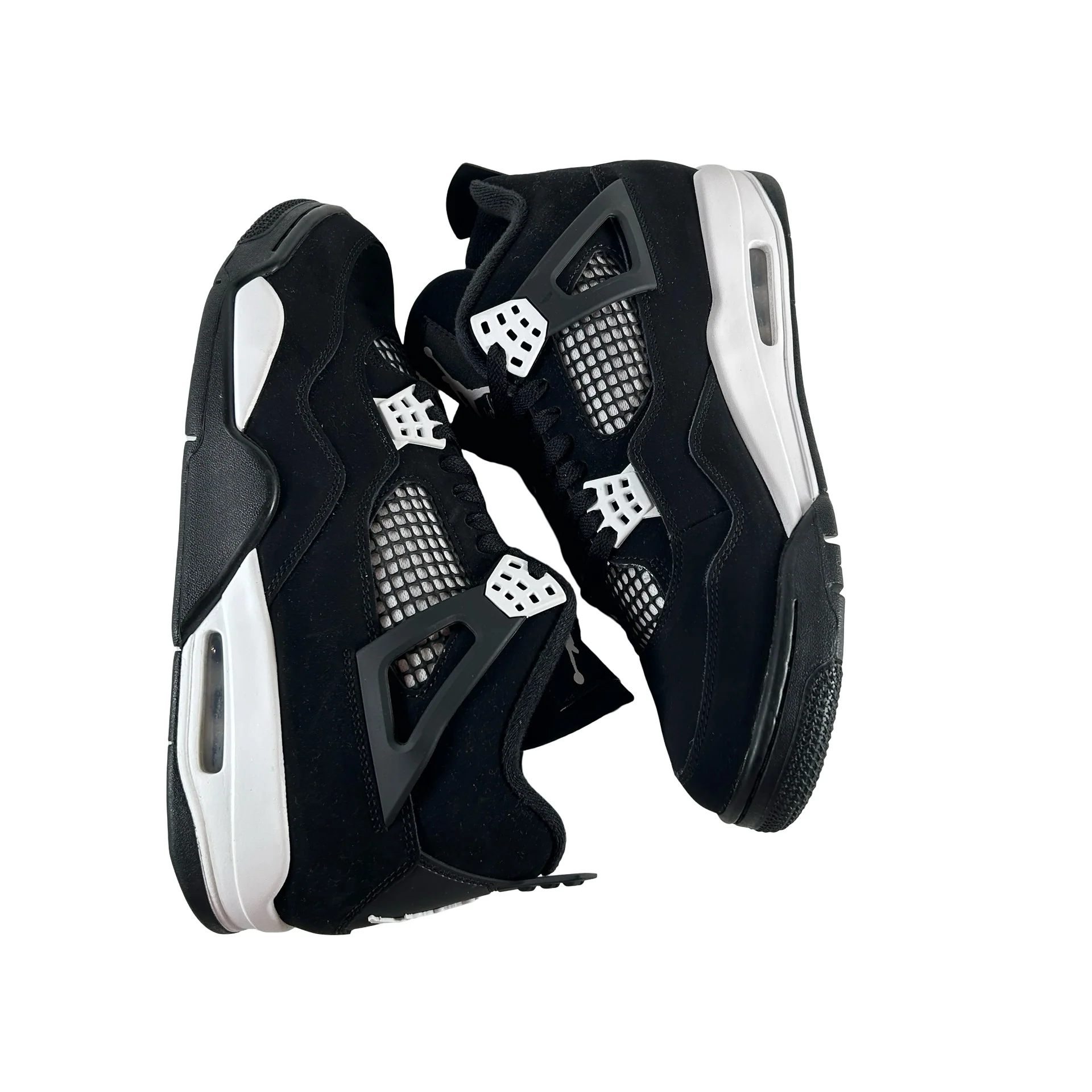 FQ8138 001 Air Jordan 4 Retro White Thunder [USED] - 10.5 M (Used8) - Image 4