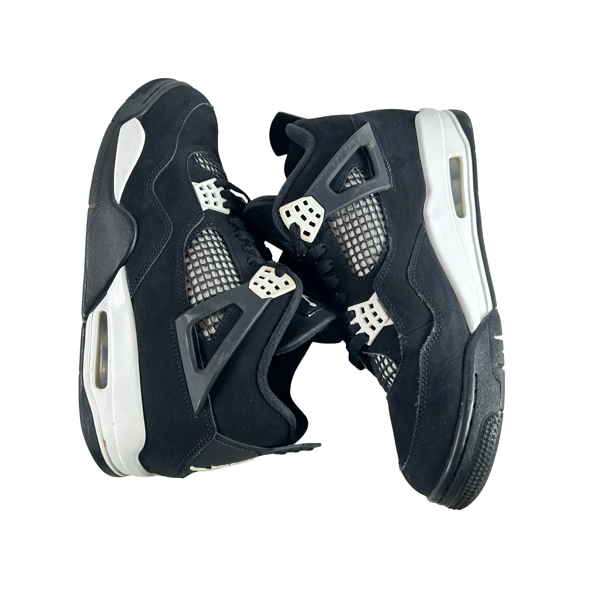 FQ8138 001  Jordan 4 Retro White Thunder [USED] - 10 M (Used11) - Image 4