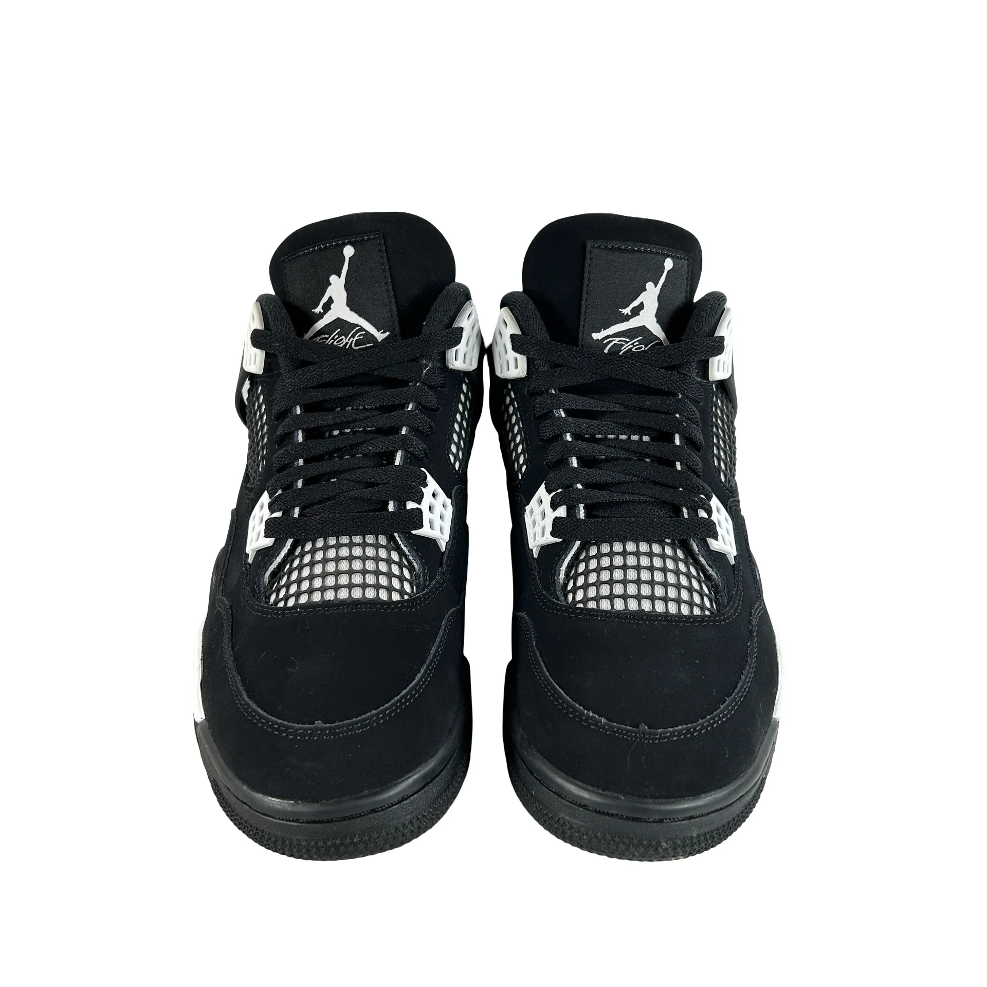 FQ8138 001  Jordan 4 Retro White Thunder [USED] - 10 M (Used9) - Image 2
