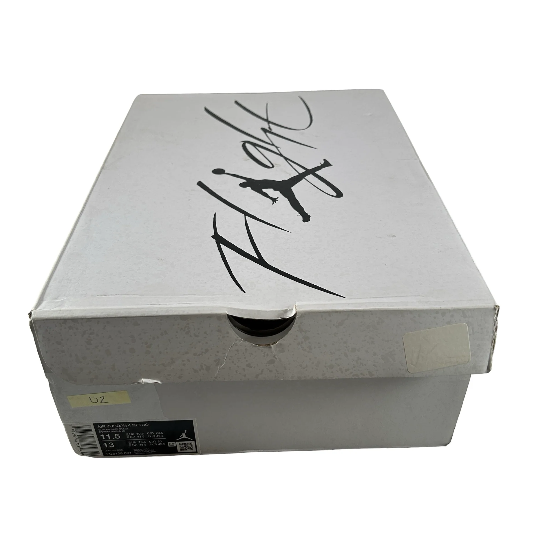 FQ8138 001  Jordan 4 Retro White Thunder [USED] - 11.5 M (Used2) - Image 7