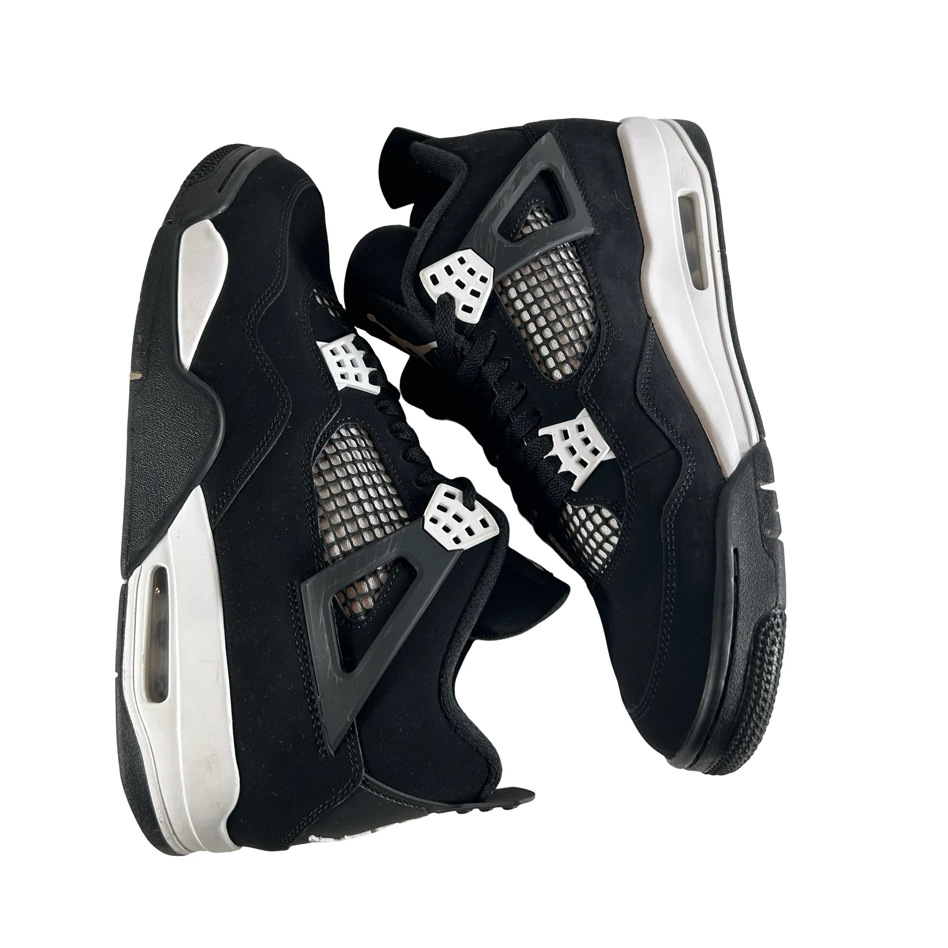 FQ8138 001 Jordan 4 Retro White Thunder [USED] - 11 M (Used9) - Image 4