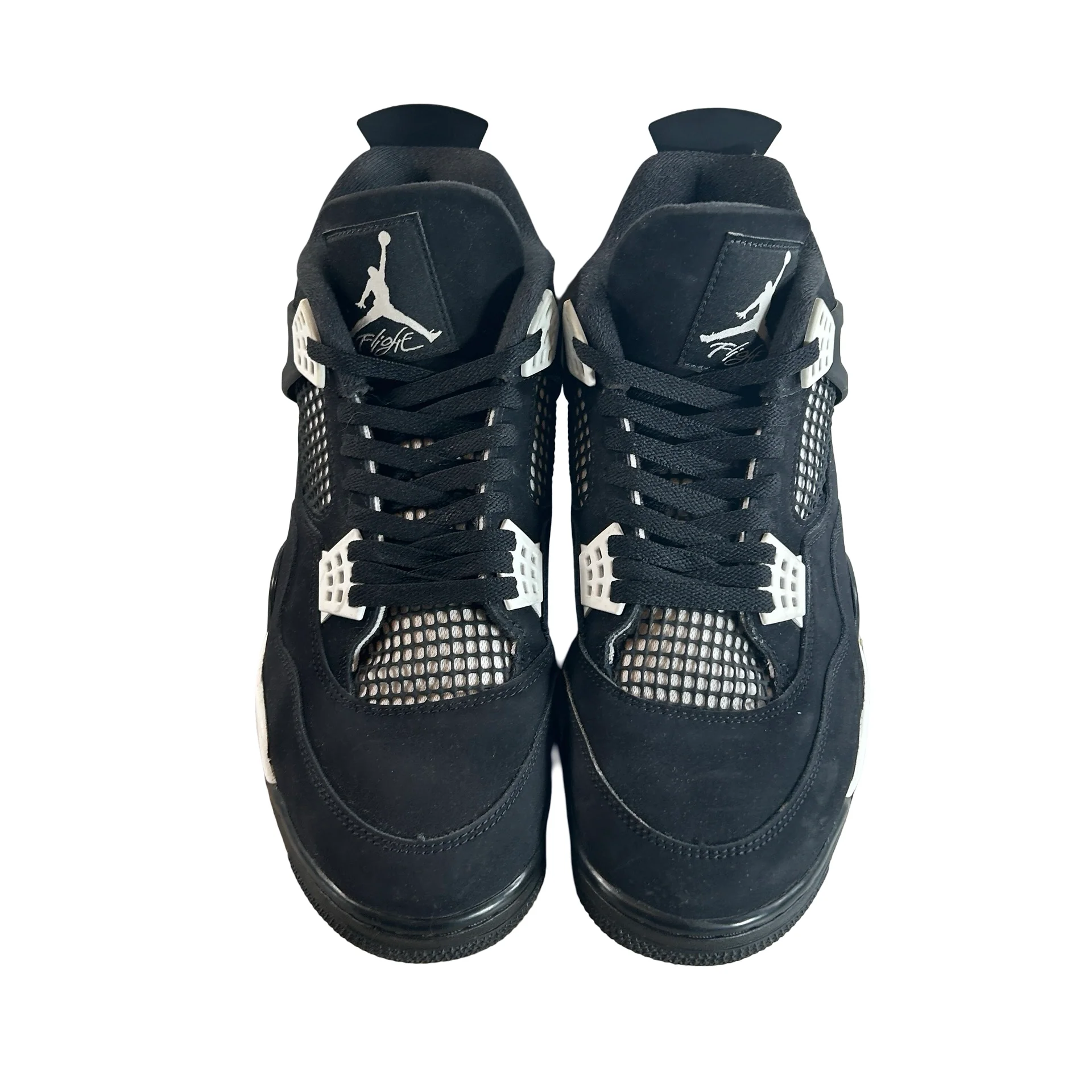 FQ8138 001  Jordan 4 Retro White Thunder [USED] - 13 M (Used2) (No Box2) - Image 2