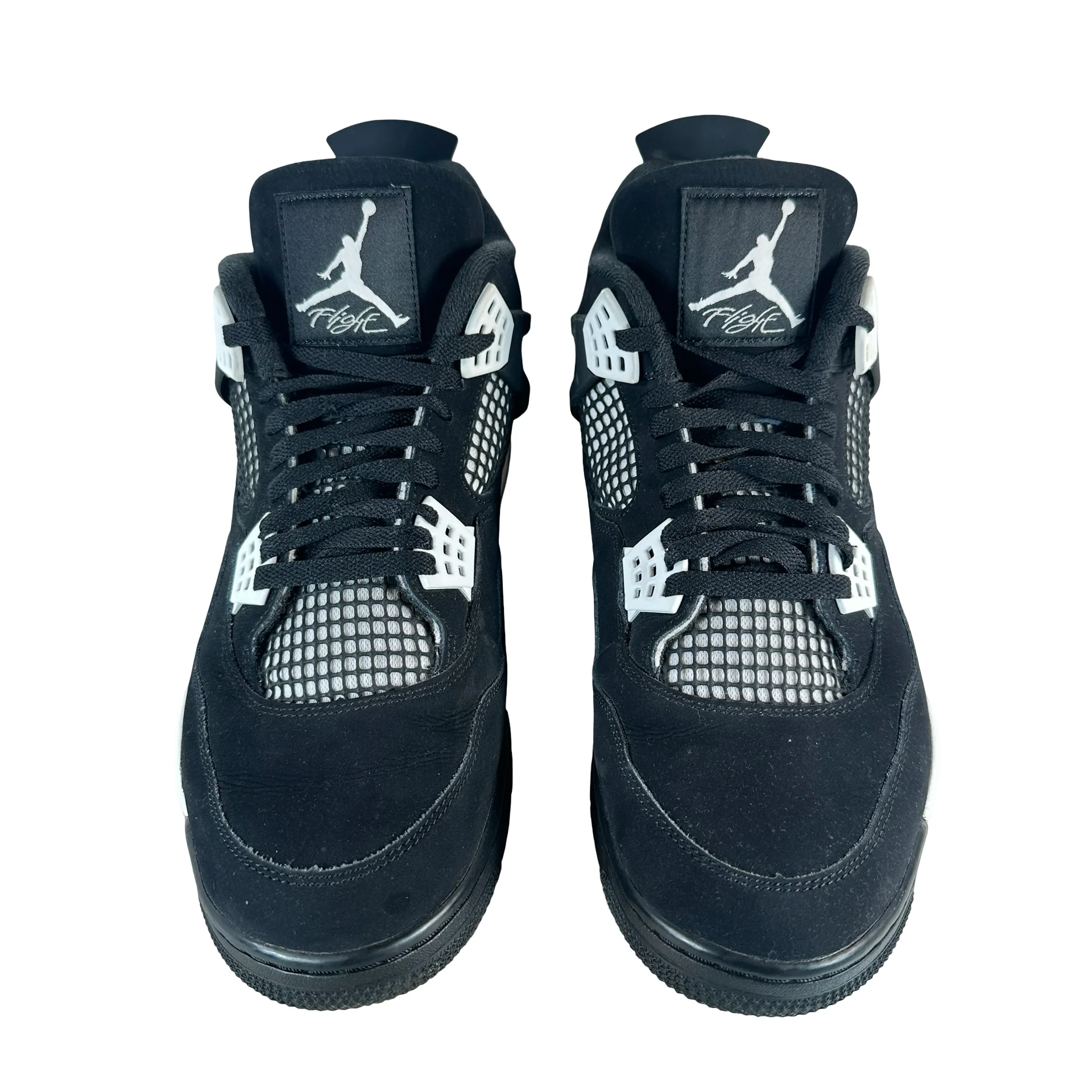FQ8138 001  Jordan 4 Retro White Thunder [USED] - 14 M (Used3) - Image 2